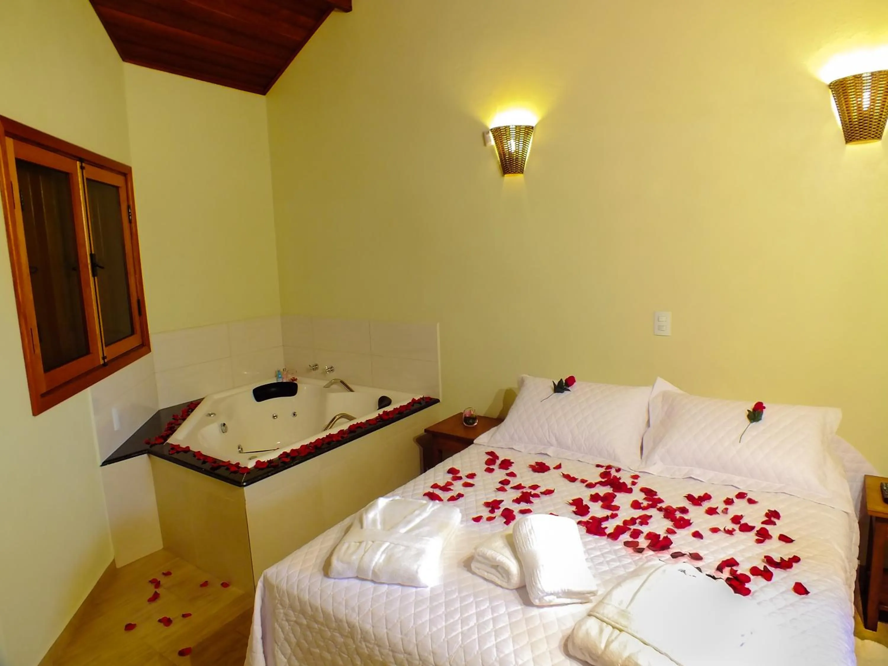 Bed in Pousada Vista da Serra Monte Verde