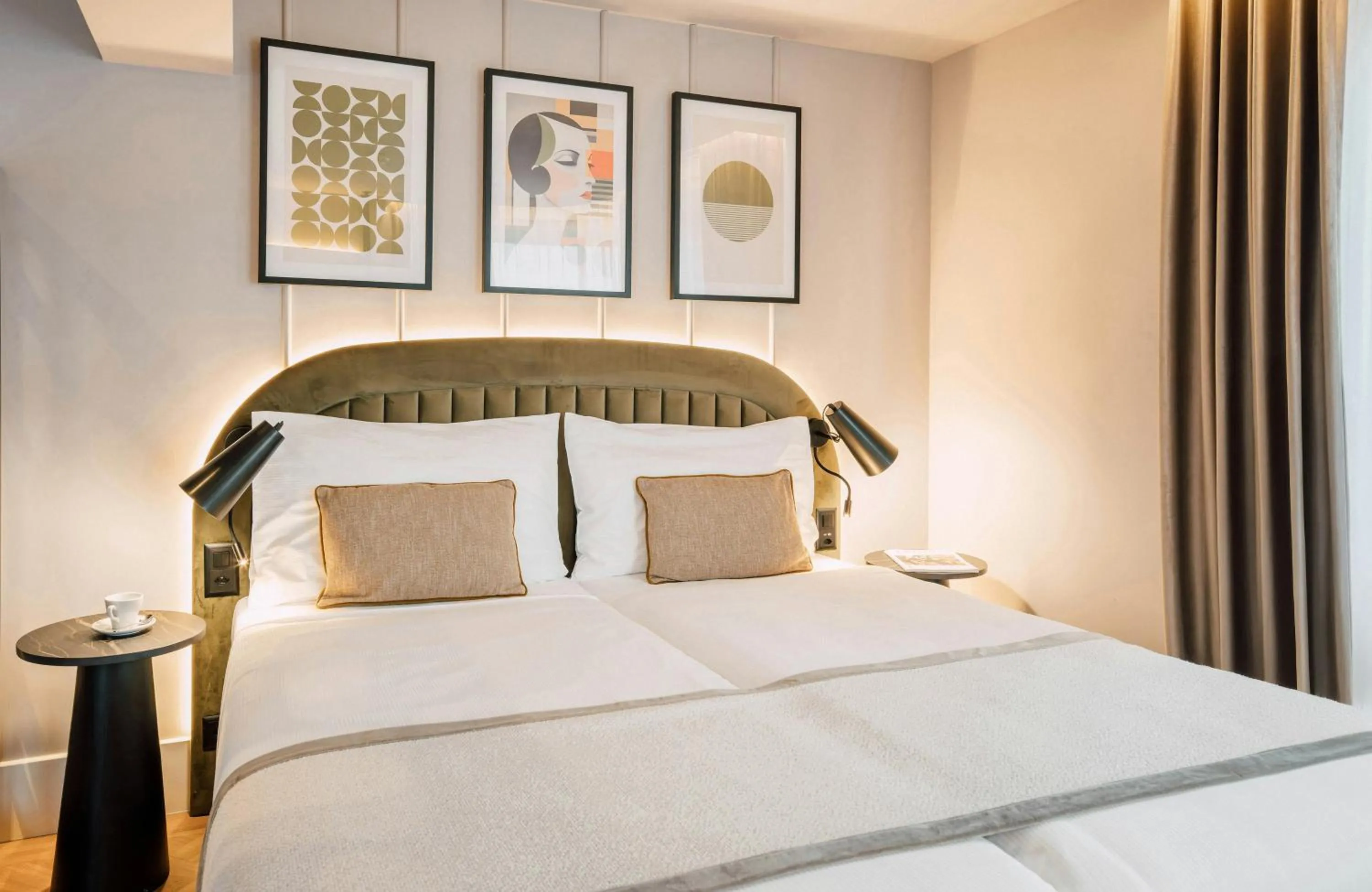 Photo of the whole room, Bed in Leonardo Boutique Hotel Rigihof Zurich