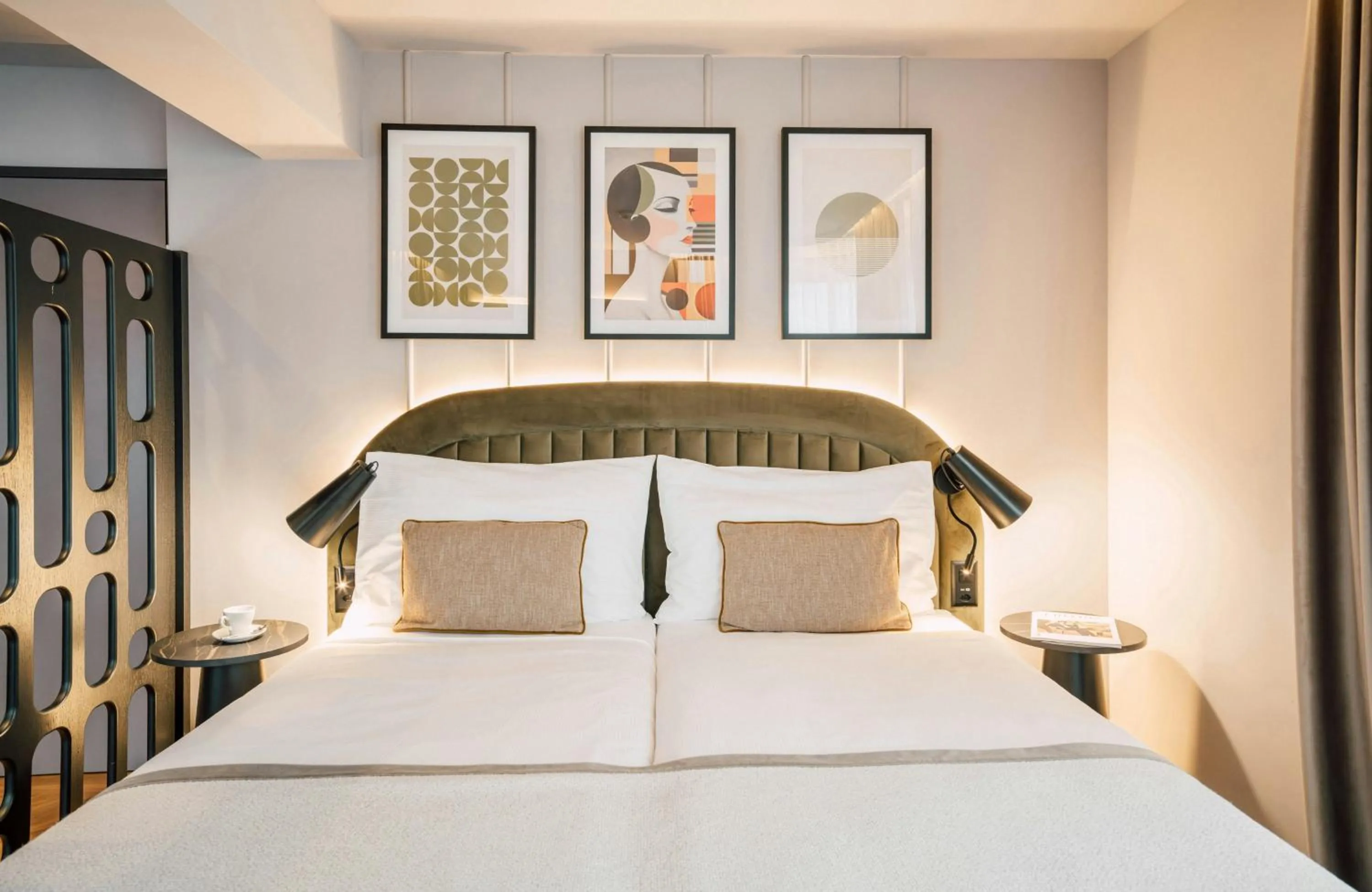 Photo of the whole room, Bed in Leonardo Boutique Hotel Rigihof Zurich