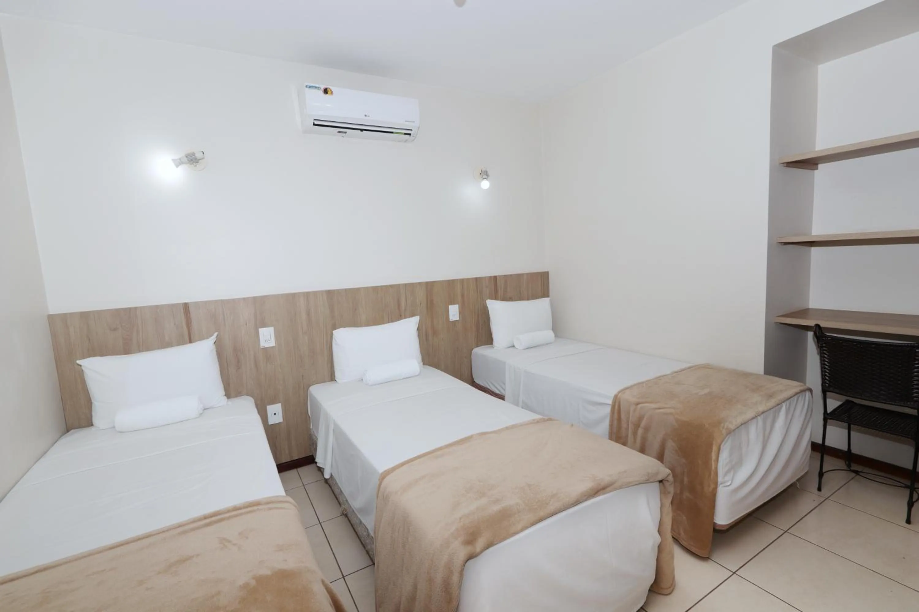 Photo of the whole room, Bed in Montblanc Hotel