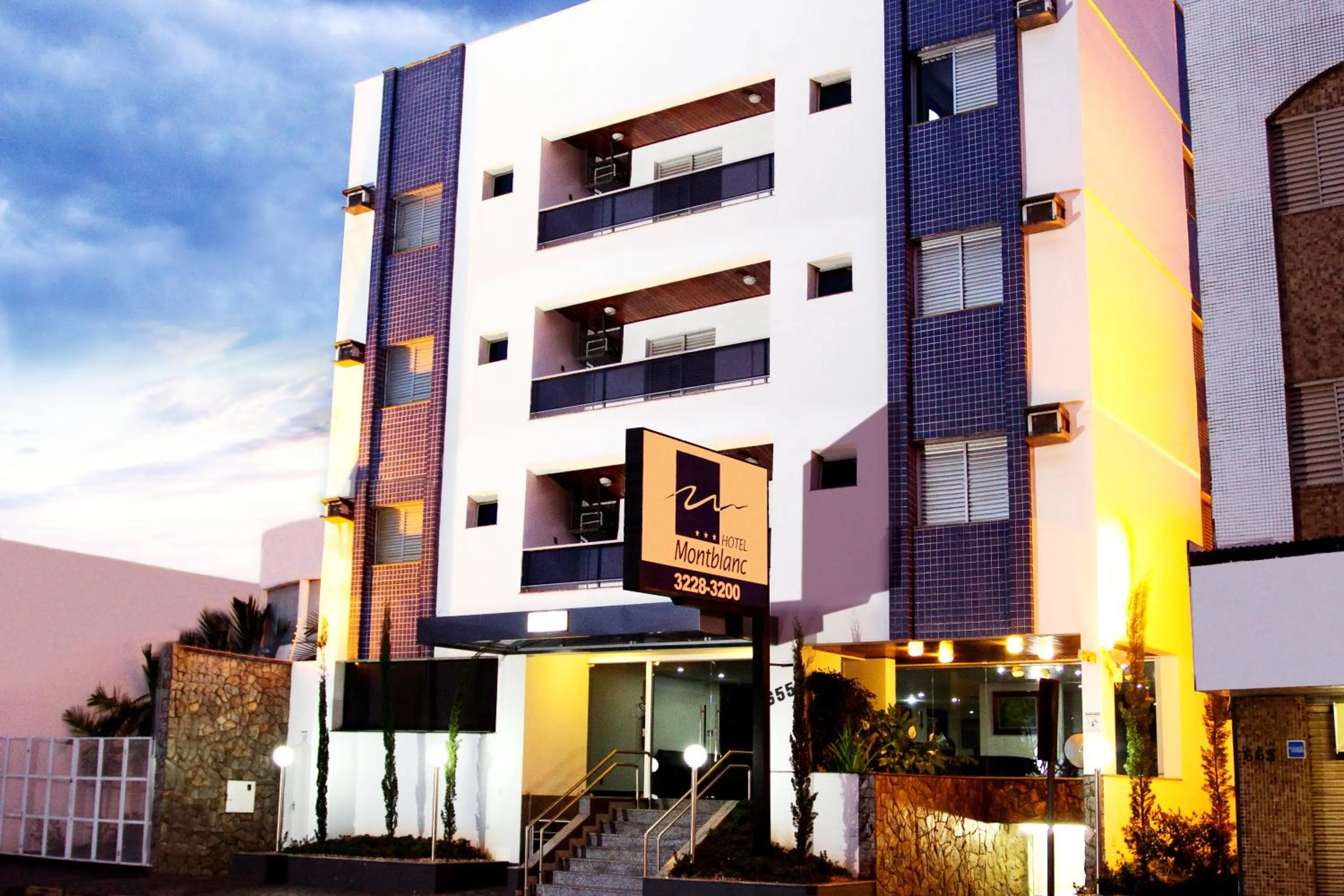 Property building in Montblanc Hotel