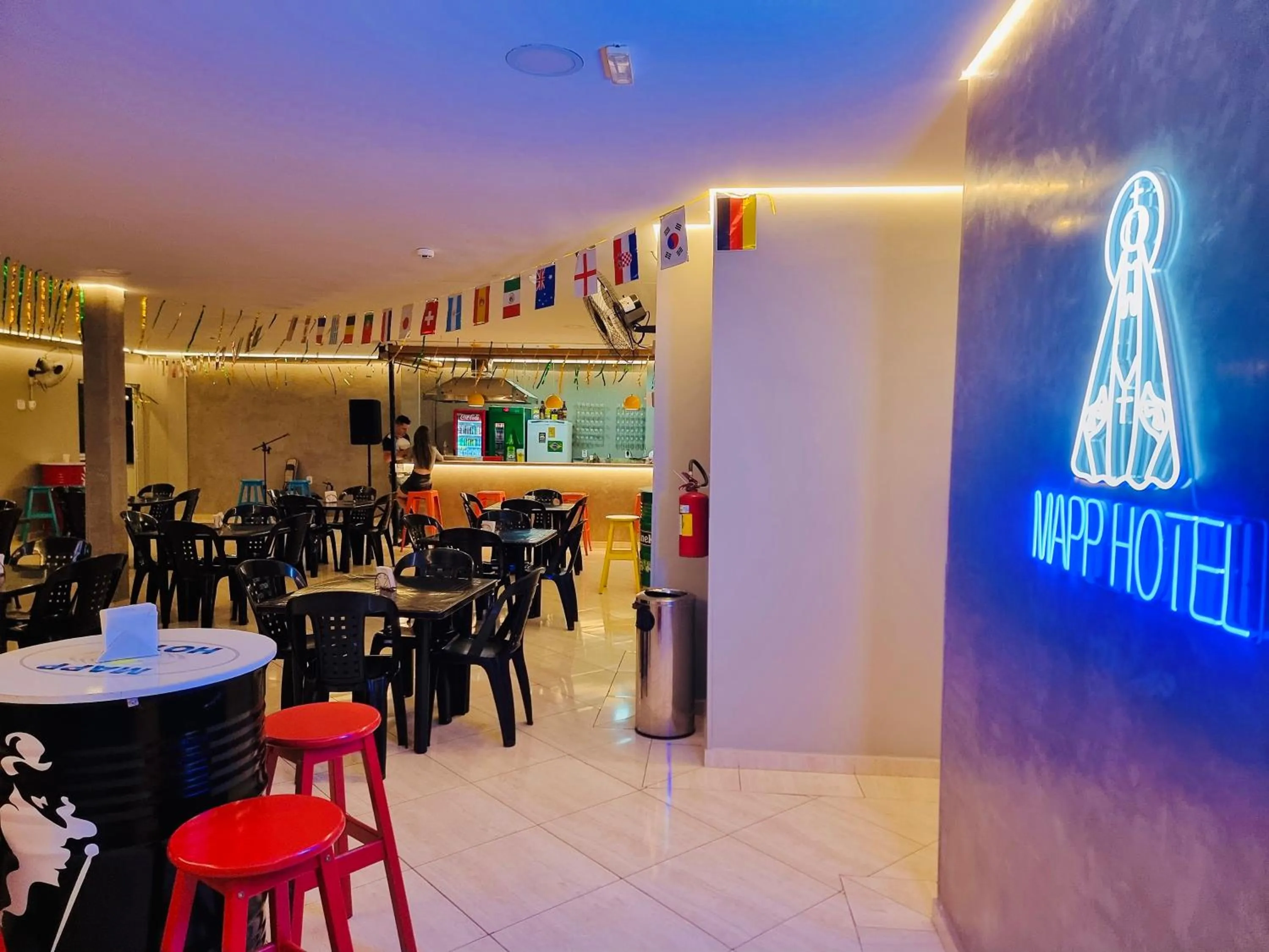 Lounge or bar in MAPP Hotel Aparecida-SP