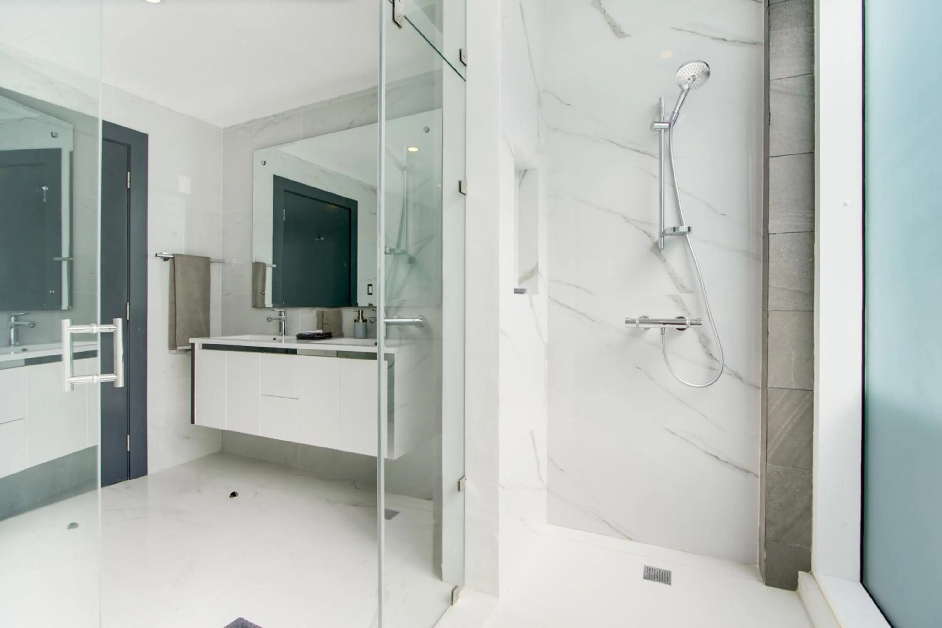 Shower in Modern Brand New Villa with Pool, Jacuzzi, Chef at Cocotal Golf & Country Club