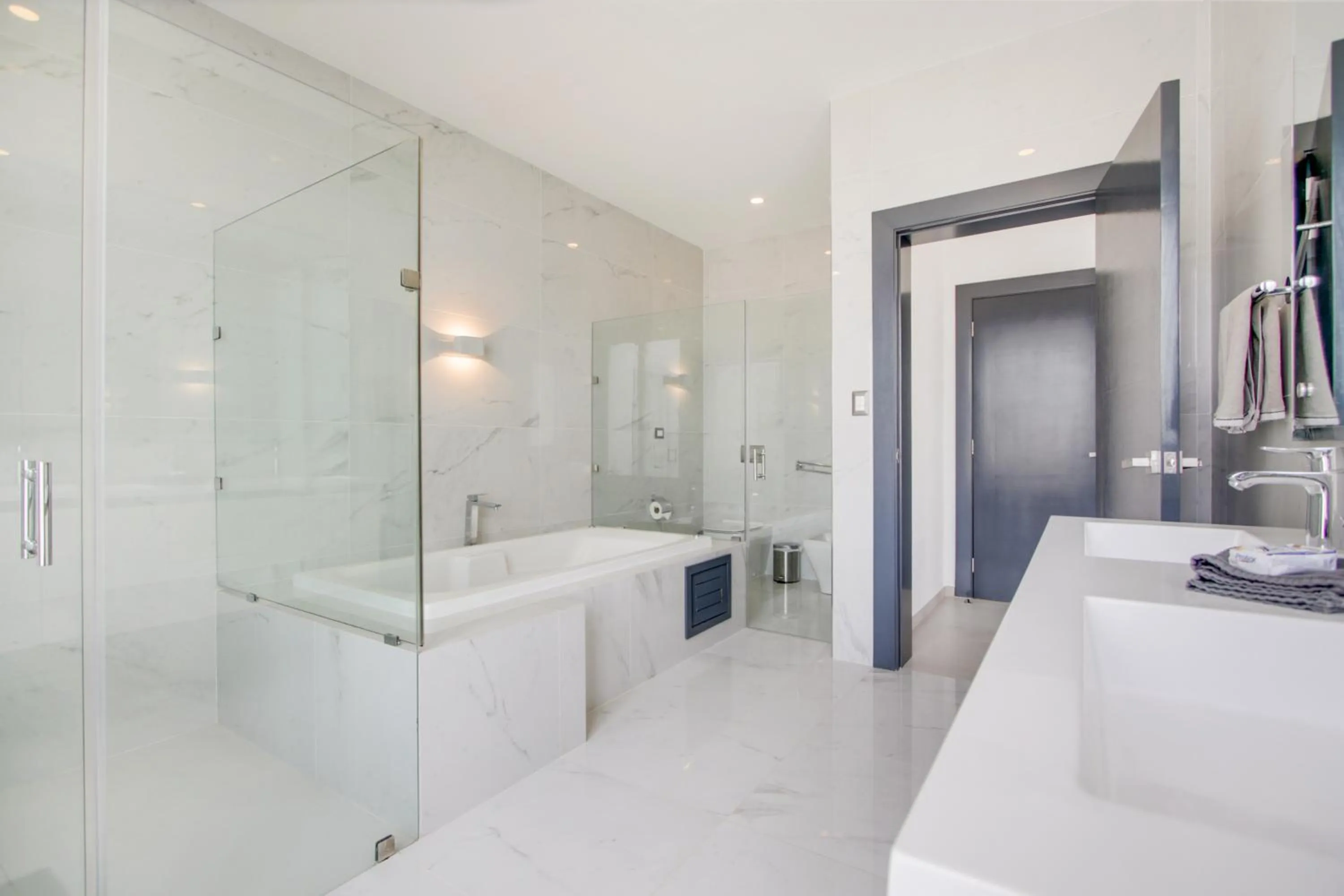Shower in Modern Brand New Villa with Pool, Jacuzzi, Chef at Cocotal Golf & Country Club