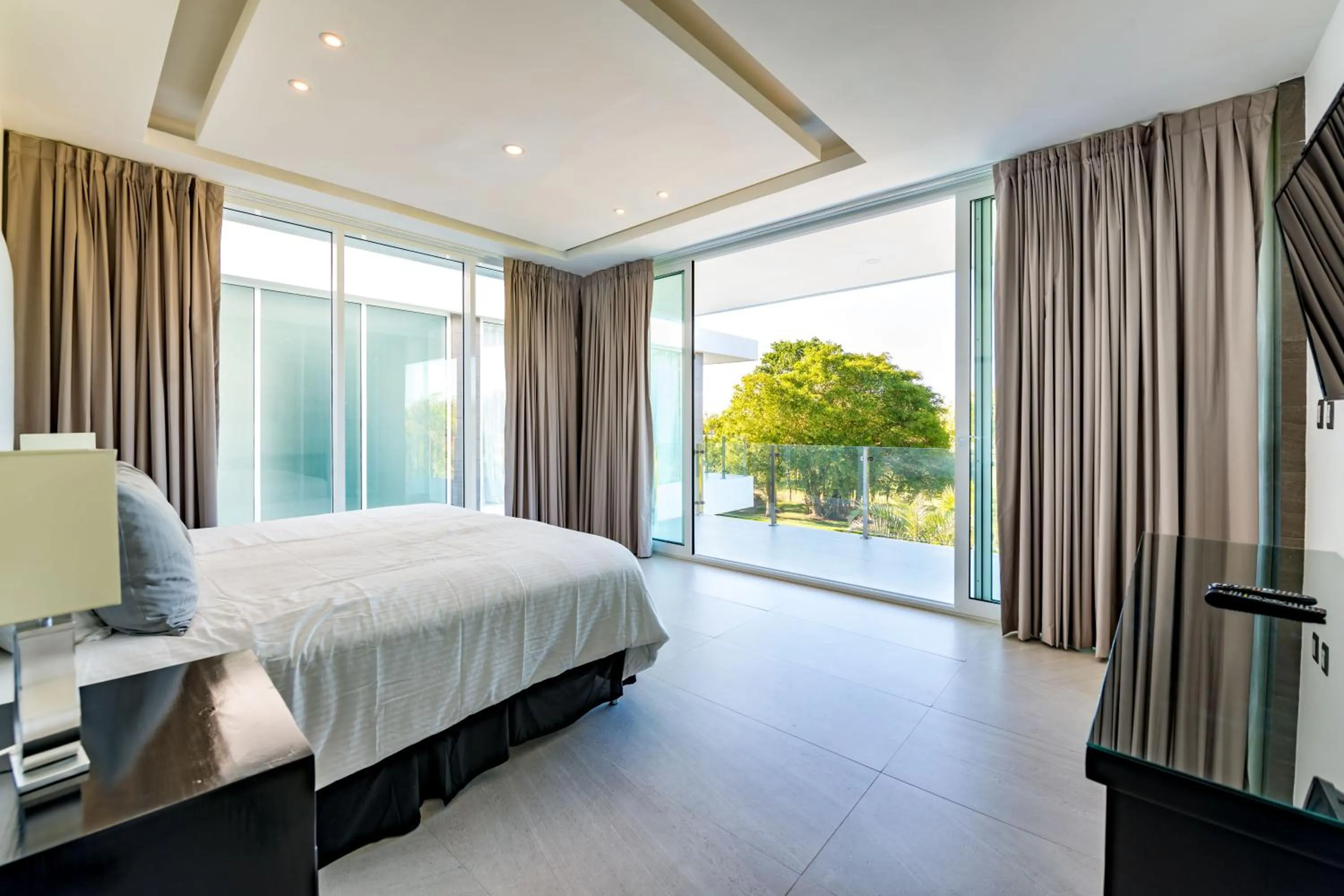 Bed in Modern Brand New Villa with Pool, Jacuzzi, Chef at Cocotal Golf & Country Club
