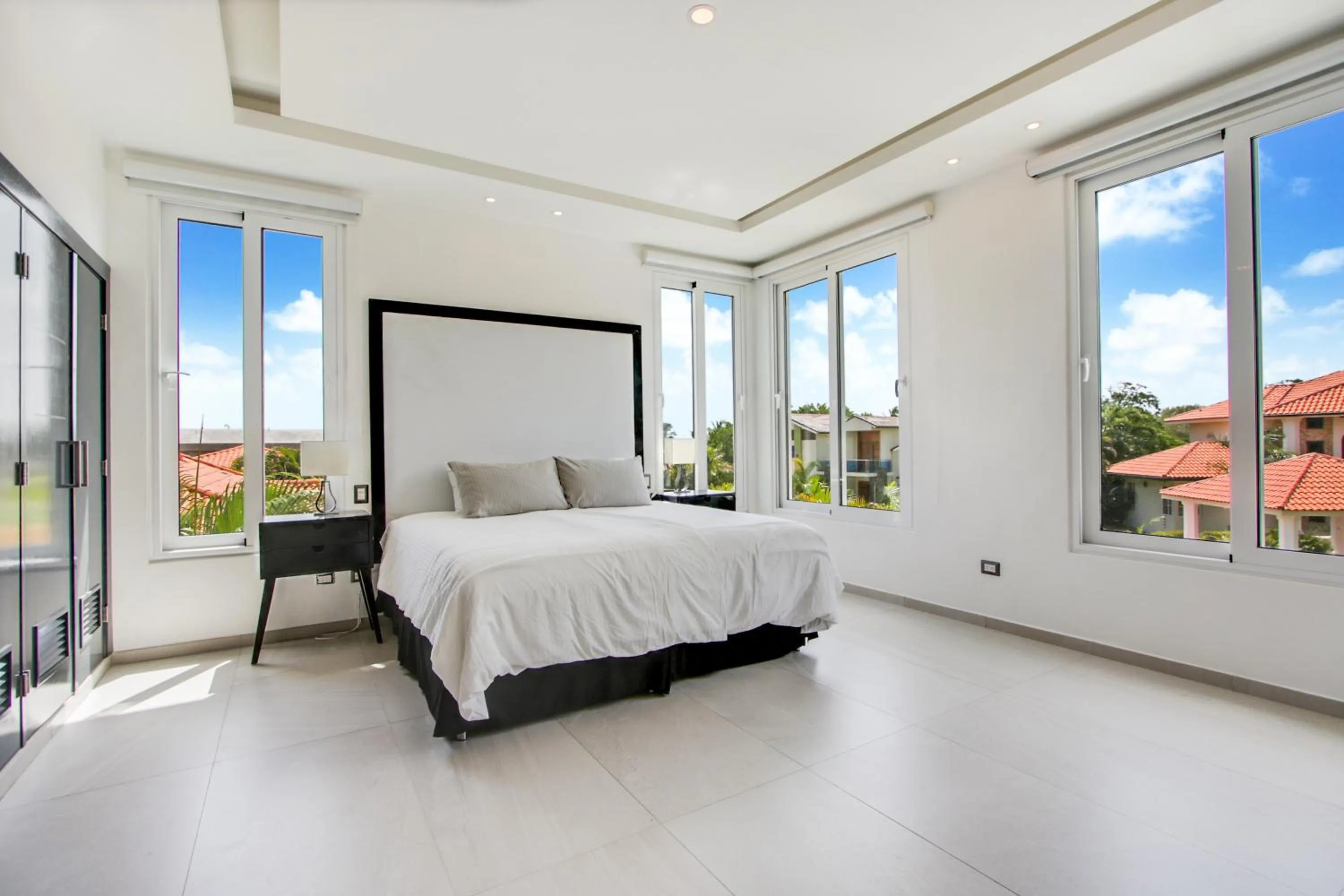 Bed in Modern Brand New Villa with Pool, Jacuzzi, Chef at Cocotal Golf & Country Club