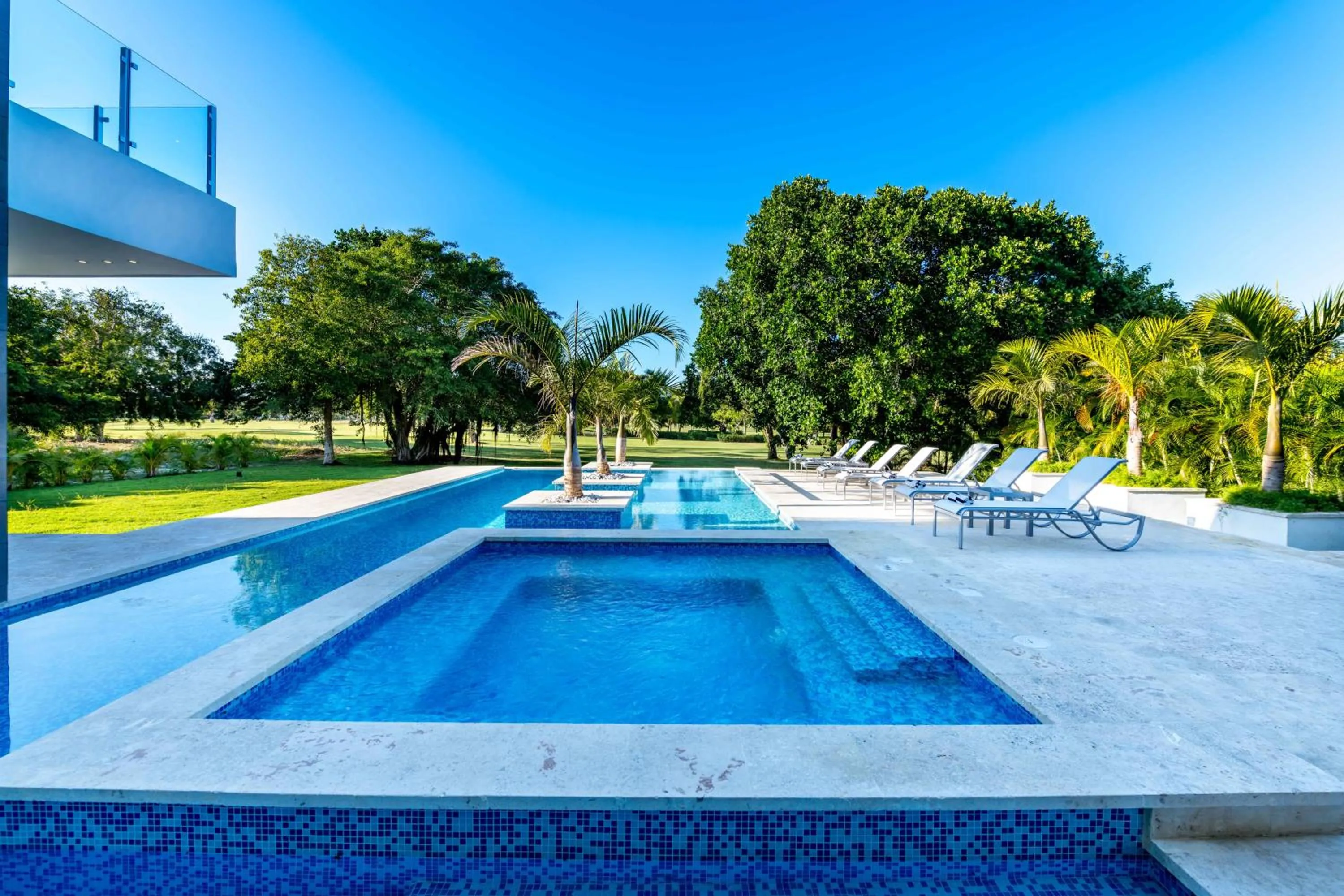 Garden in Modern Brand New Villa with Pool, Jacuzzi, Chef at Cocotal Golf & Country Club