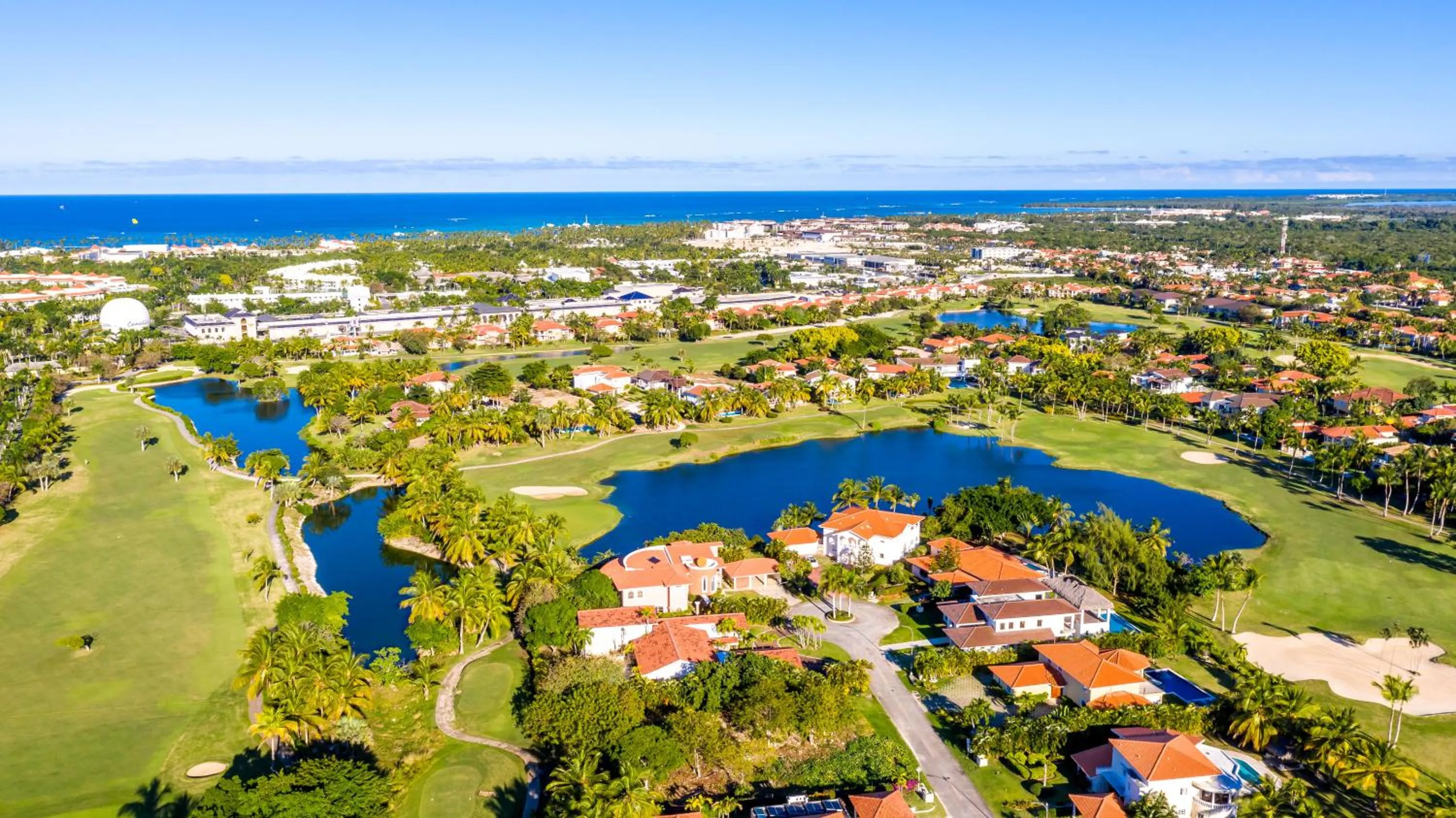 Natural landscape in Modern Brand New Villa with Pool, Jacuzzi, Chef at Cocotal Golf & Country Club