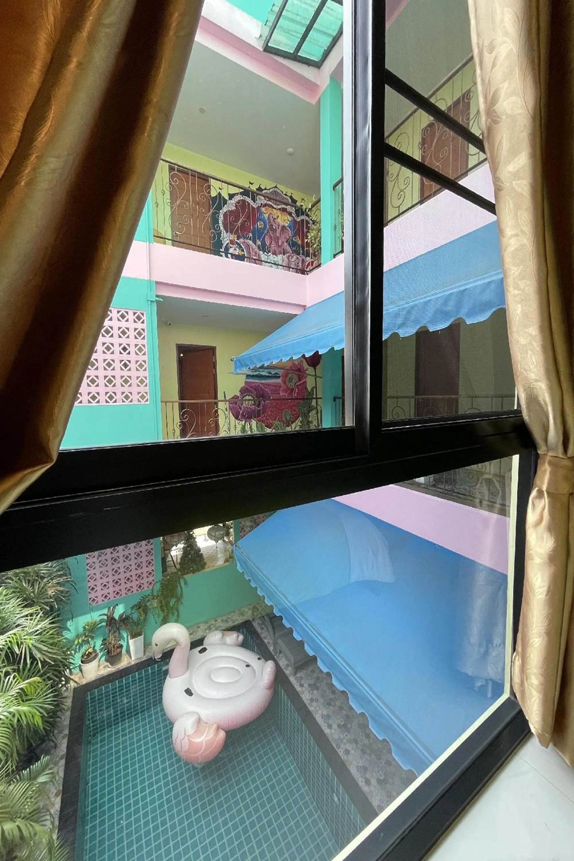 Pool view in Chor Chang House