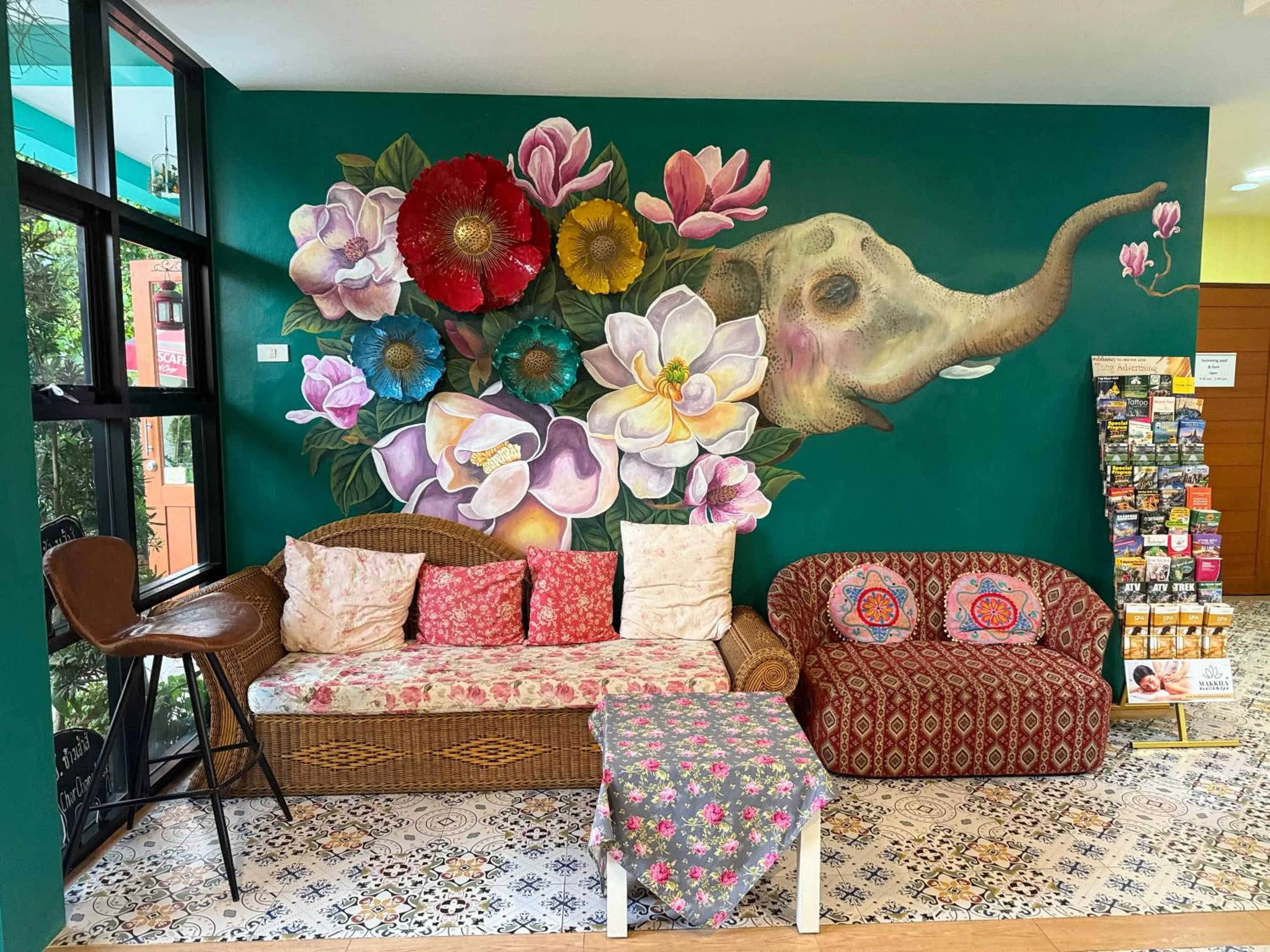 Decorative detail in Chor Chang House