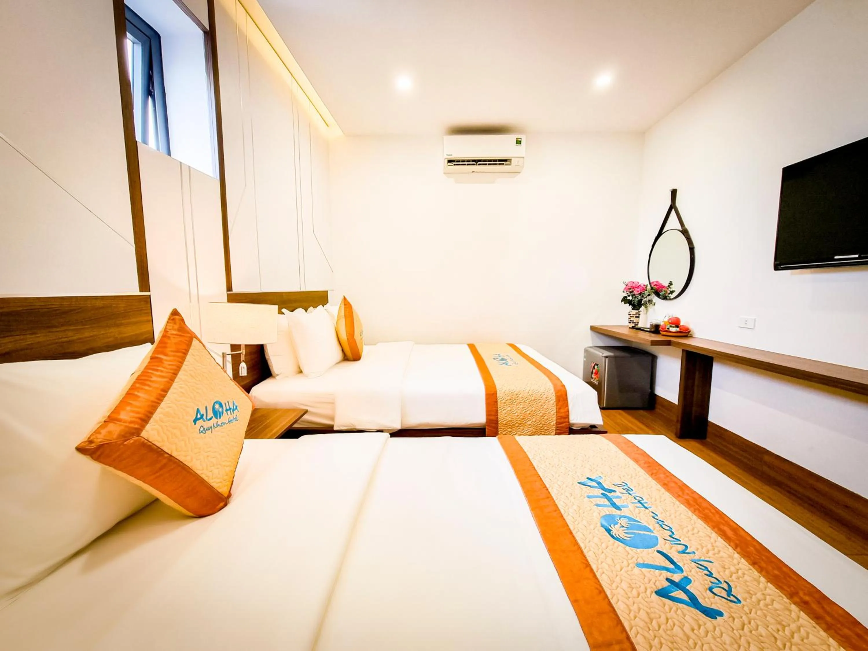 Bed in Aloha Hotel Quy Nhơn