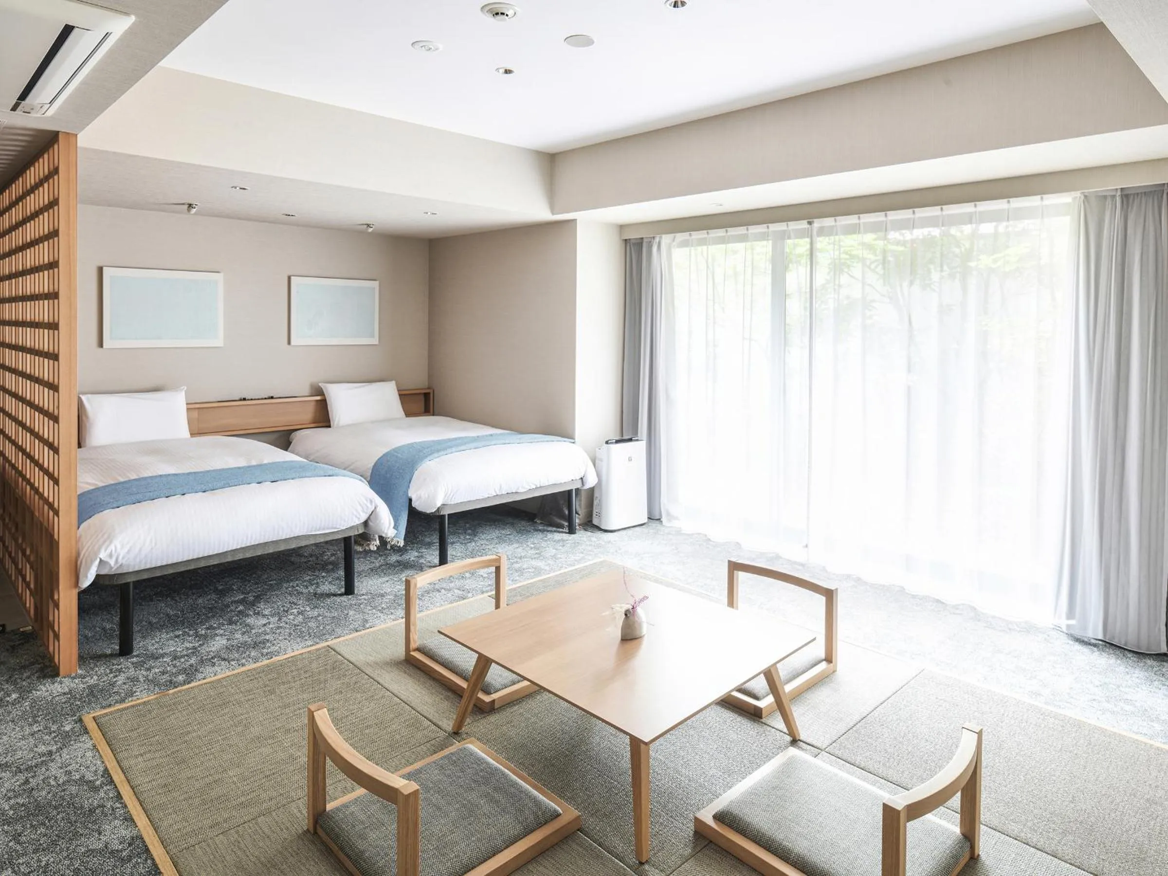Photo of the whole room, Bed in REF Kyoto Hachijoguchi by VESSEL HOTELS