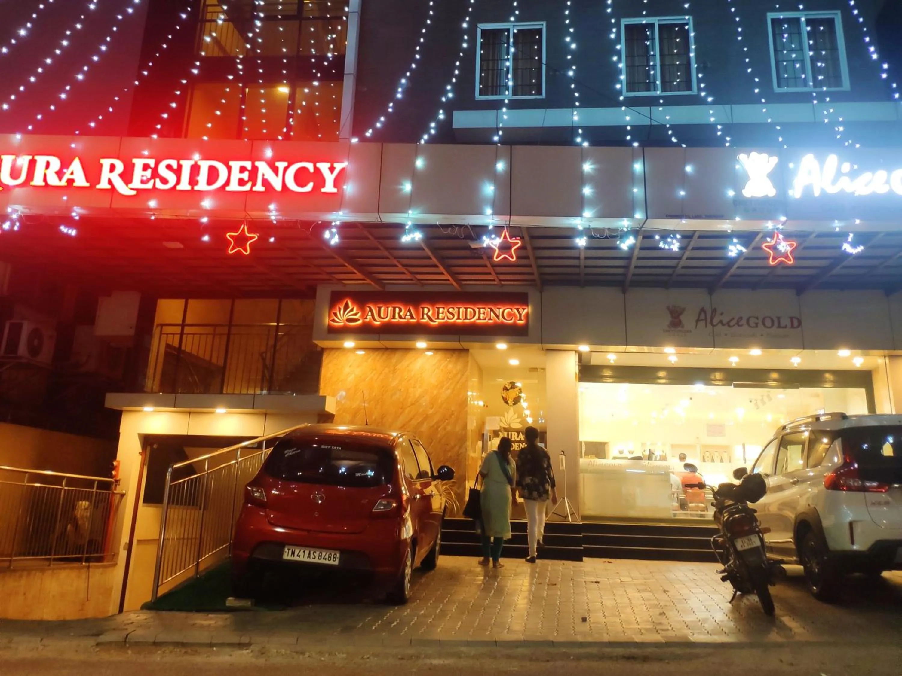 Facade/entrance in Aura Residency