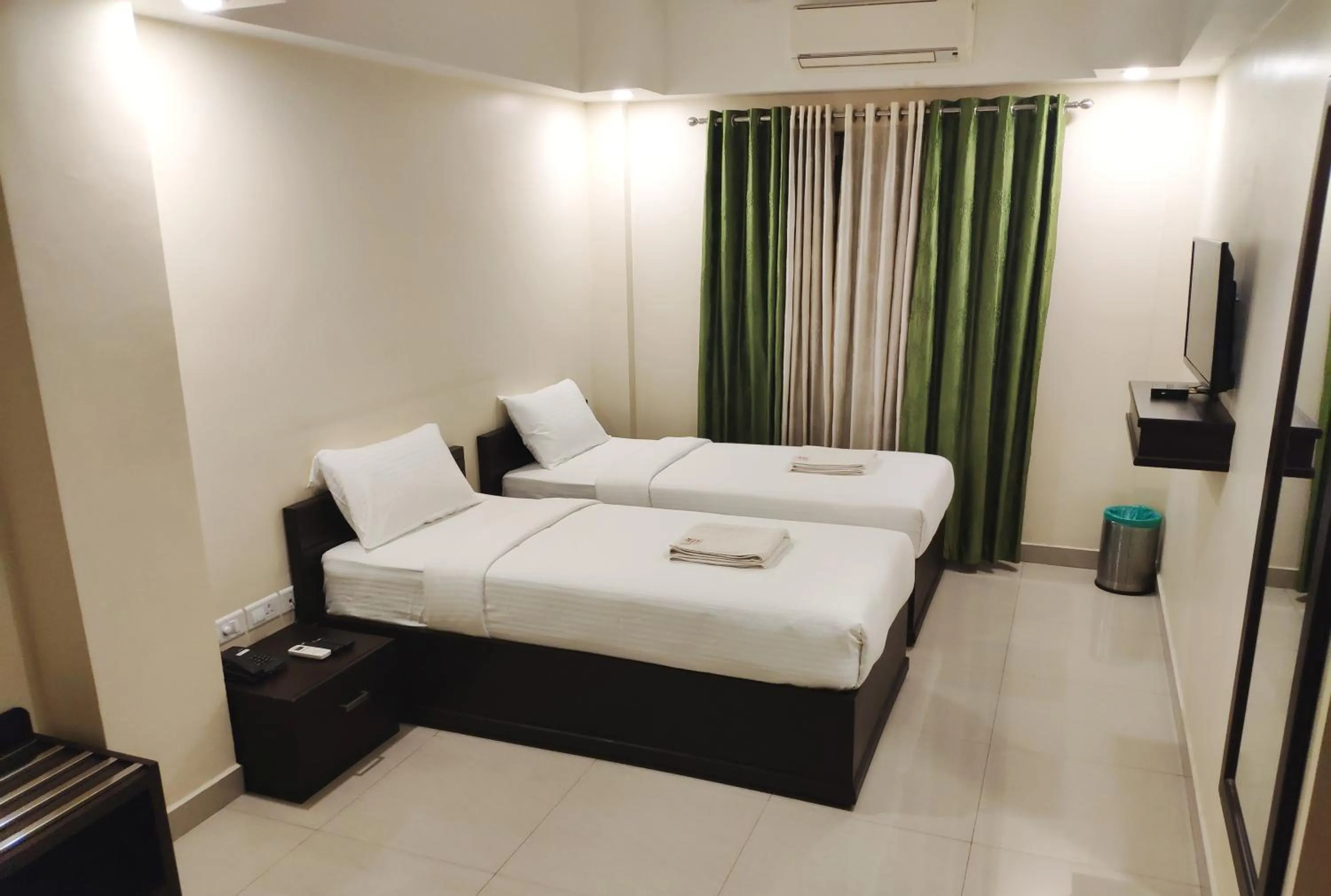 Bedroom, Bed in Aura Residency