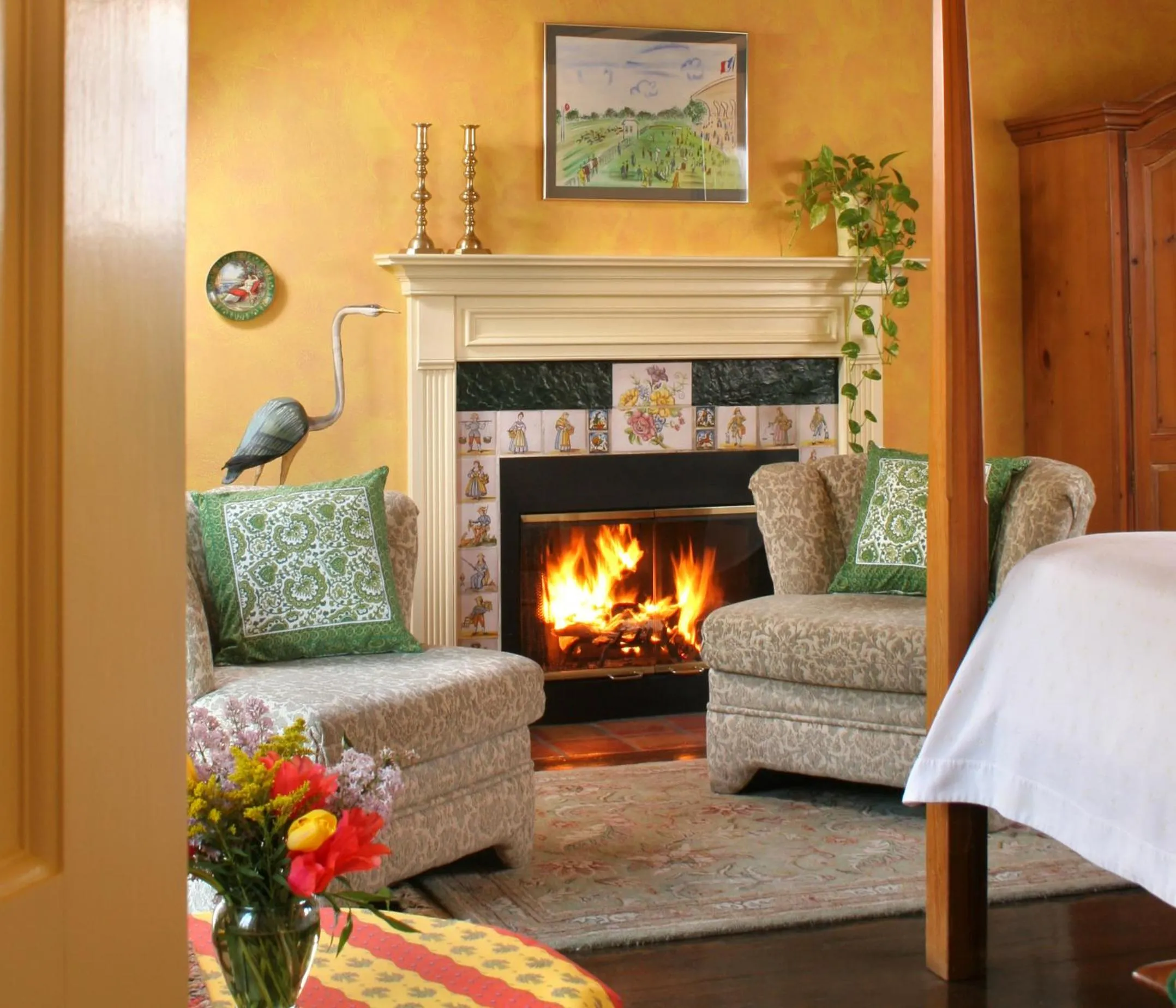 Patio in L'Auberge Provencale Inn & Restaurant