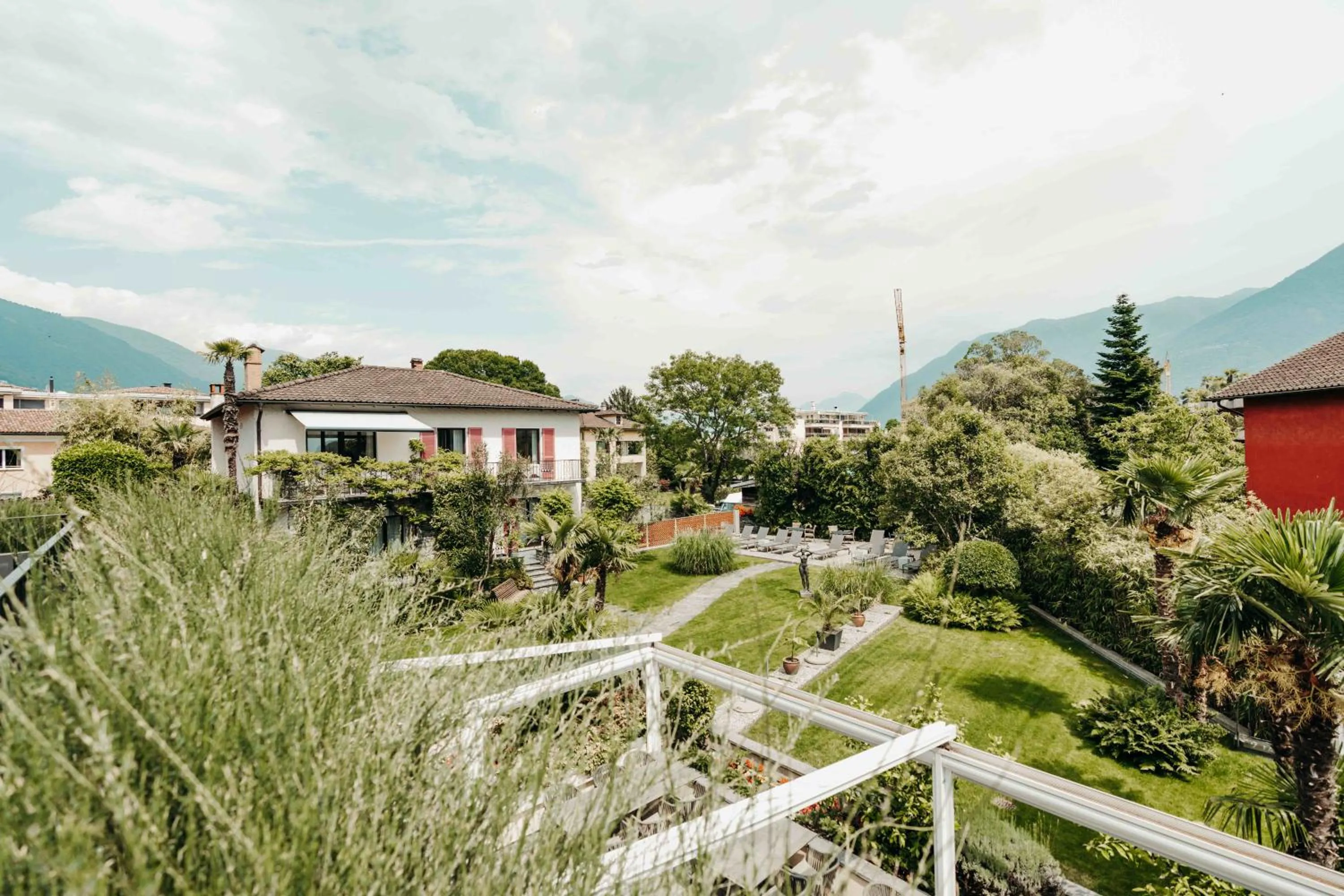 Garden view in Romantik Hotel Castello Seeschloss
