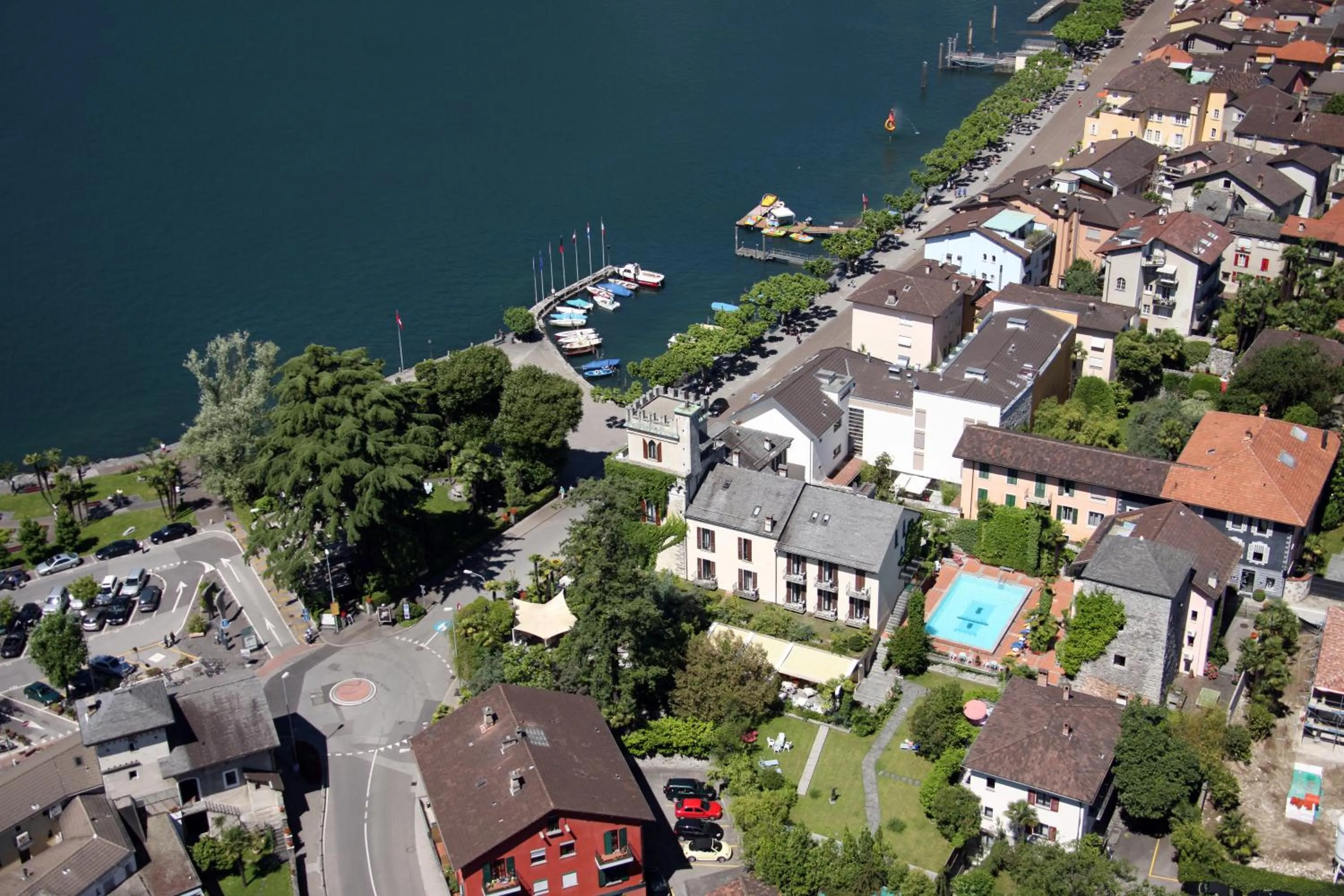 Bird's eye view in Romantik Hotel Castello Seeschloss