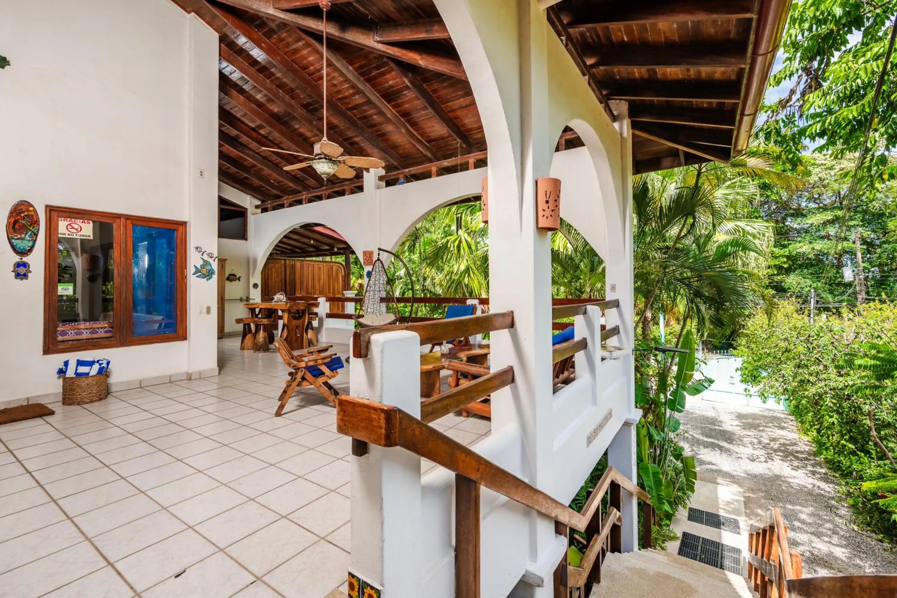Patio in Casa Sueca Hotel - At the Beach