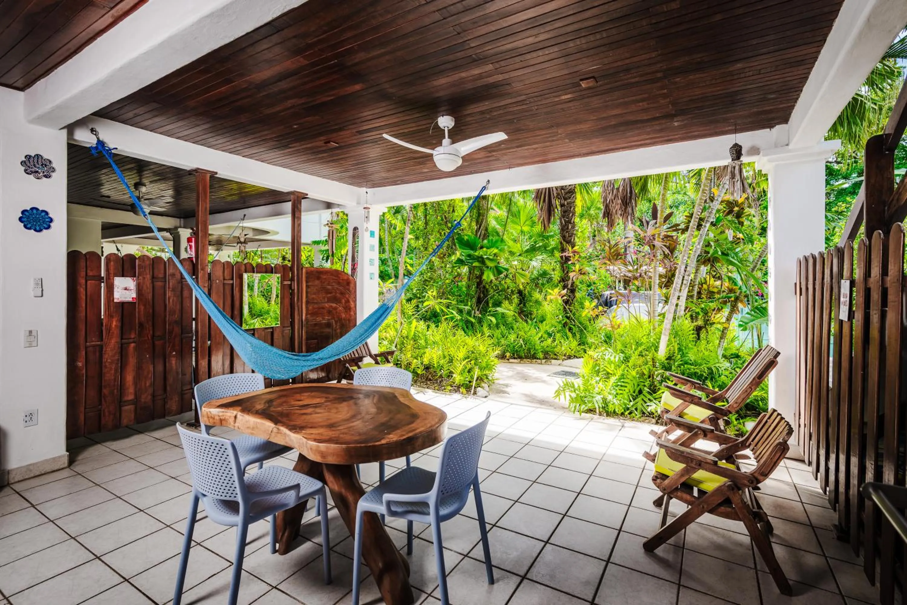 Patio in Casa Sueca Hotel - At the Beach
