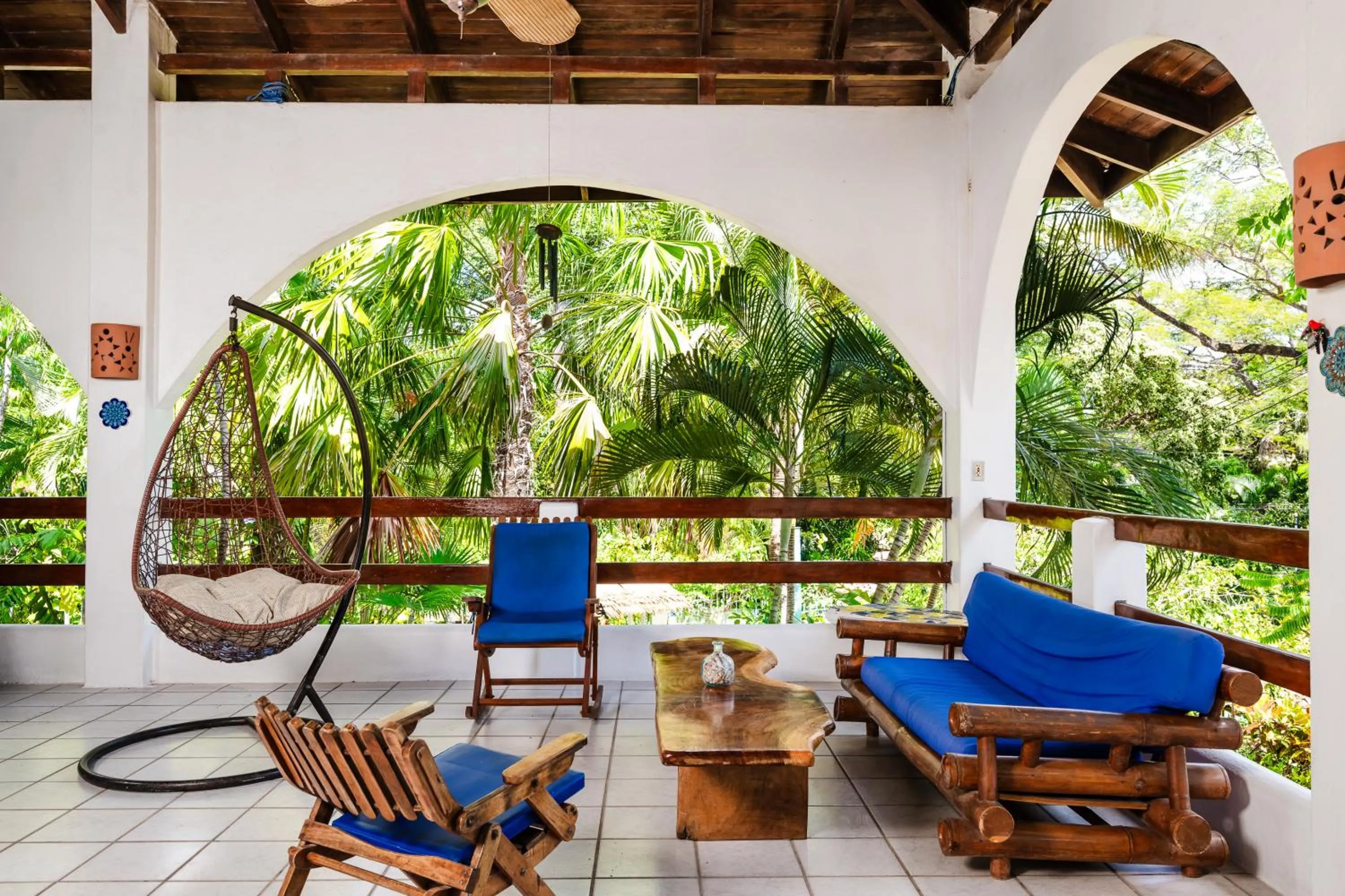 Patio in Casa Sueca Hotel - At the Beach