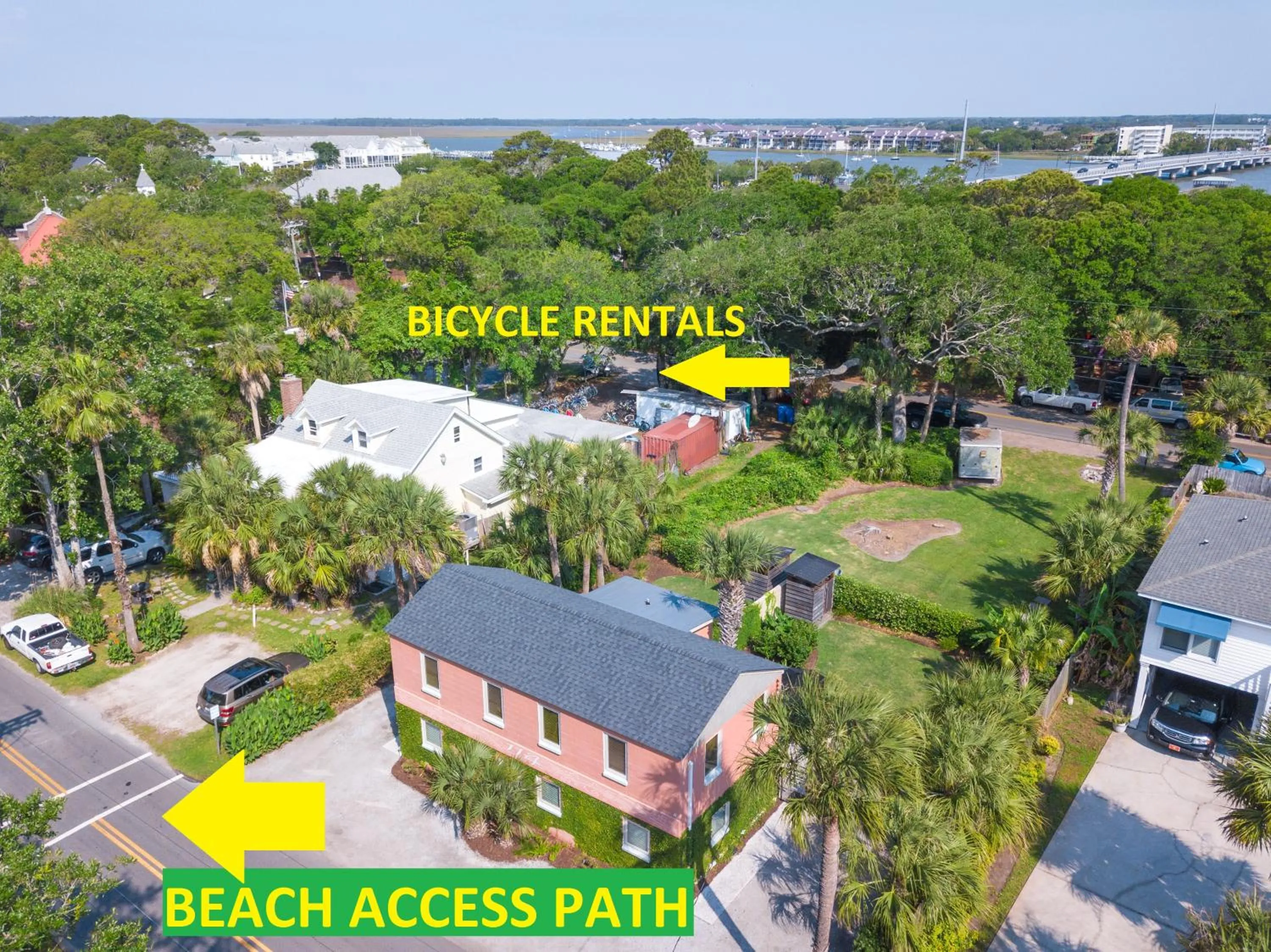 Property building in Folly Vacation 114A Townhouse near the beach, pet friendly