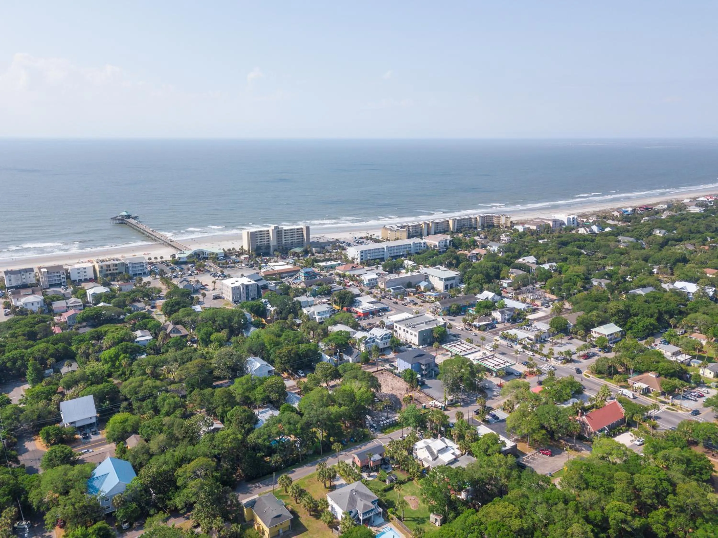 Bird's eye view in Folly Vacation 114A Townhouse near the beach, pet friendly