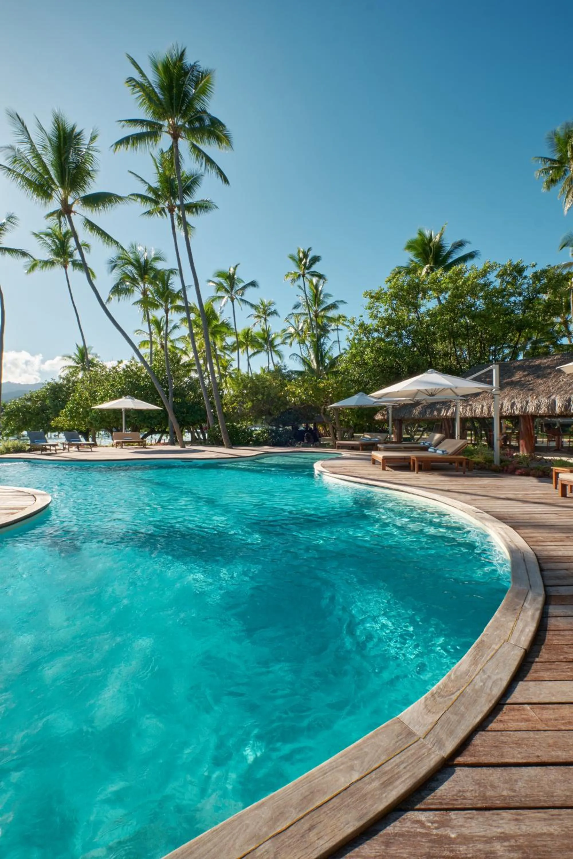 Pool view in Le Taha'a by Pearl Resorts