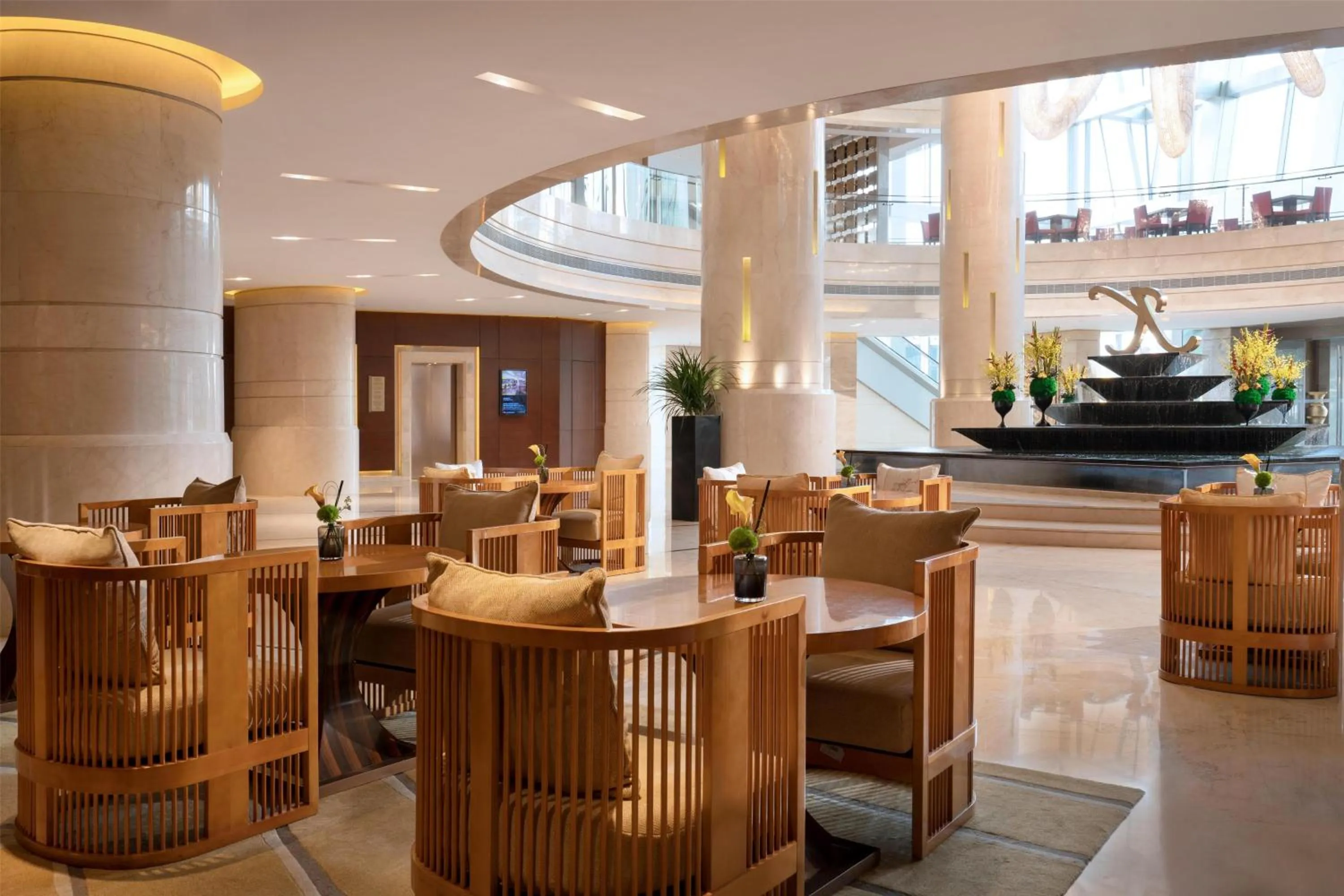Lobby or reception in Kempinski Hotel Taiyuan