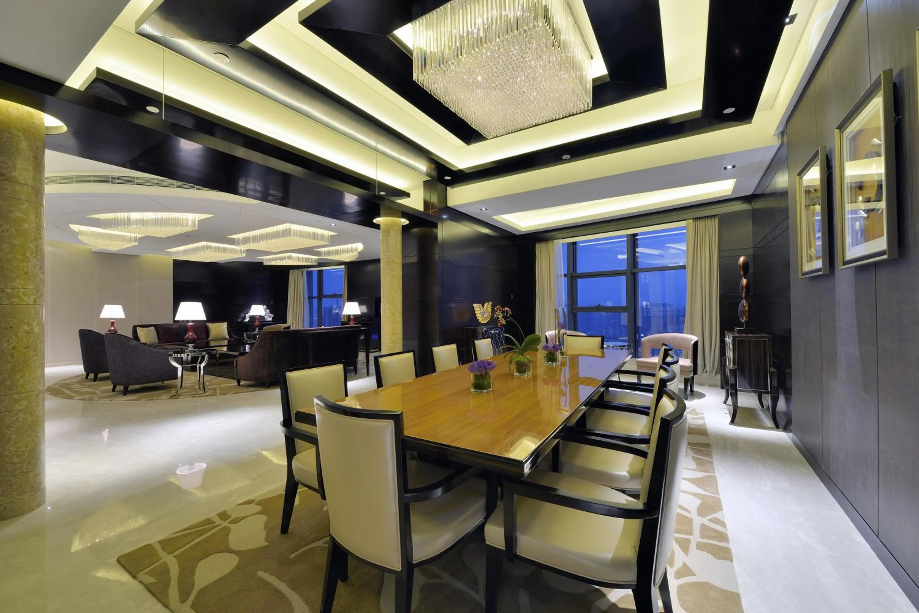 Dining area in Kempinski Hotel Taiyuan