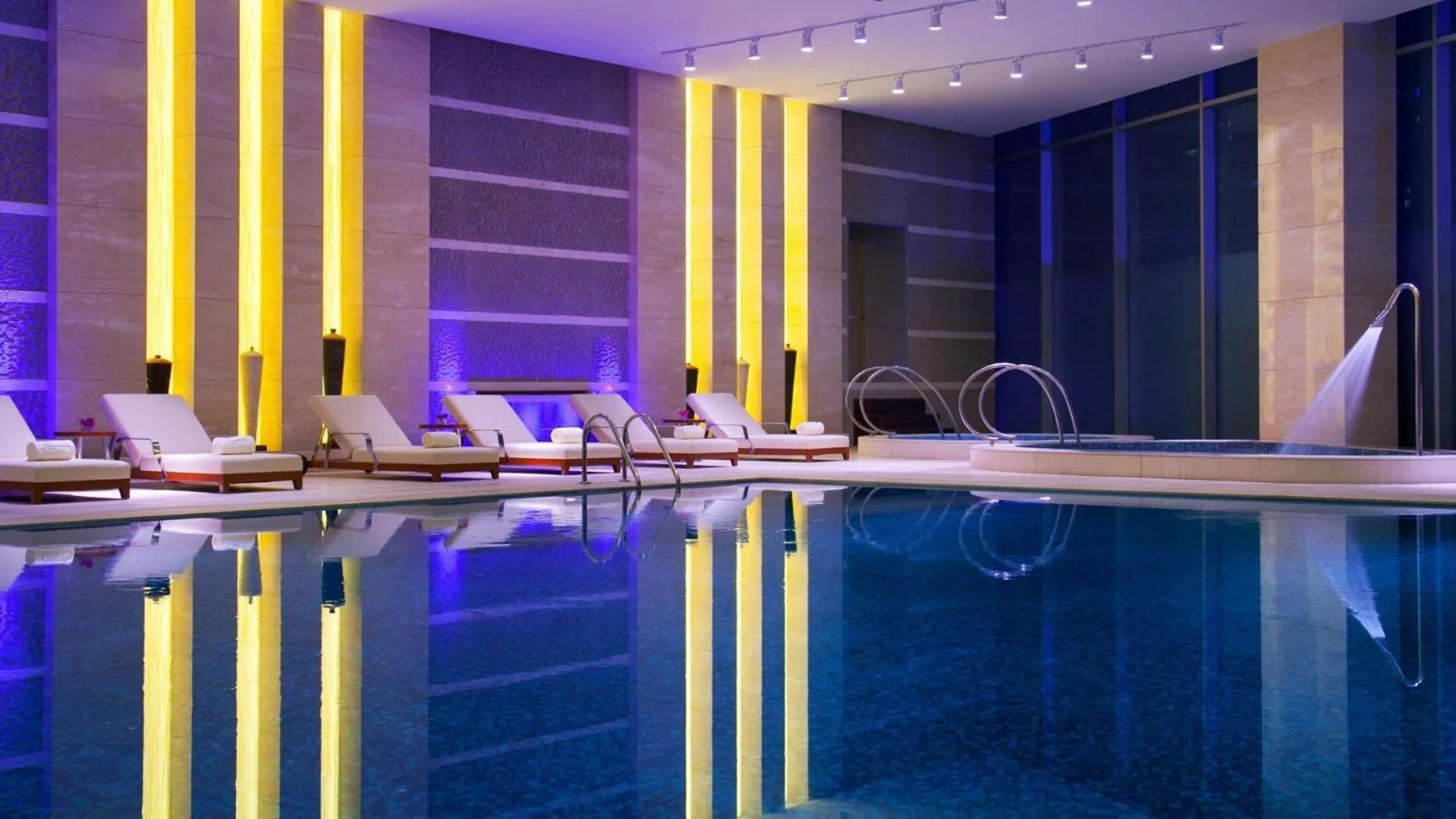 Pool view in Kempinski Hotel Taiyuan