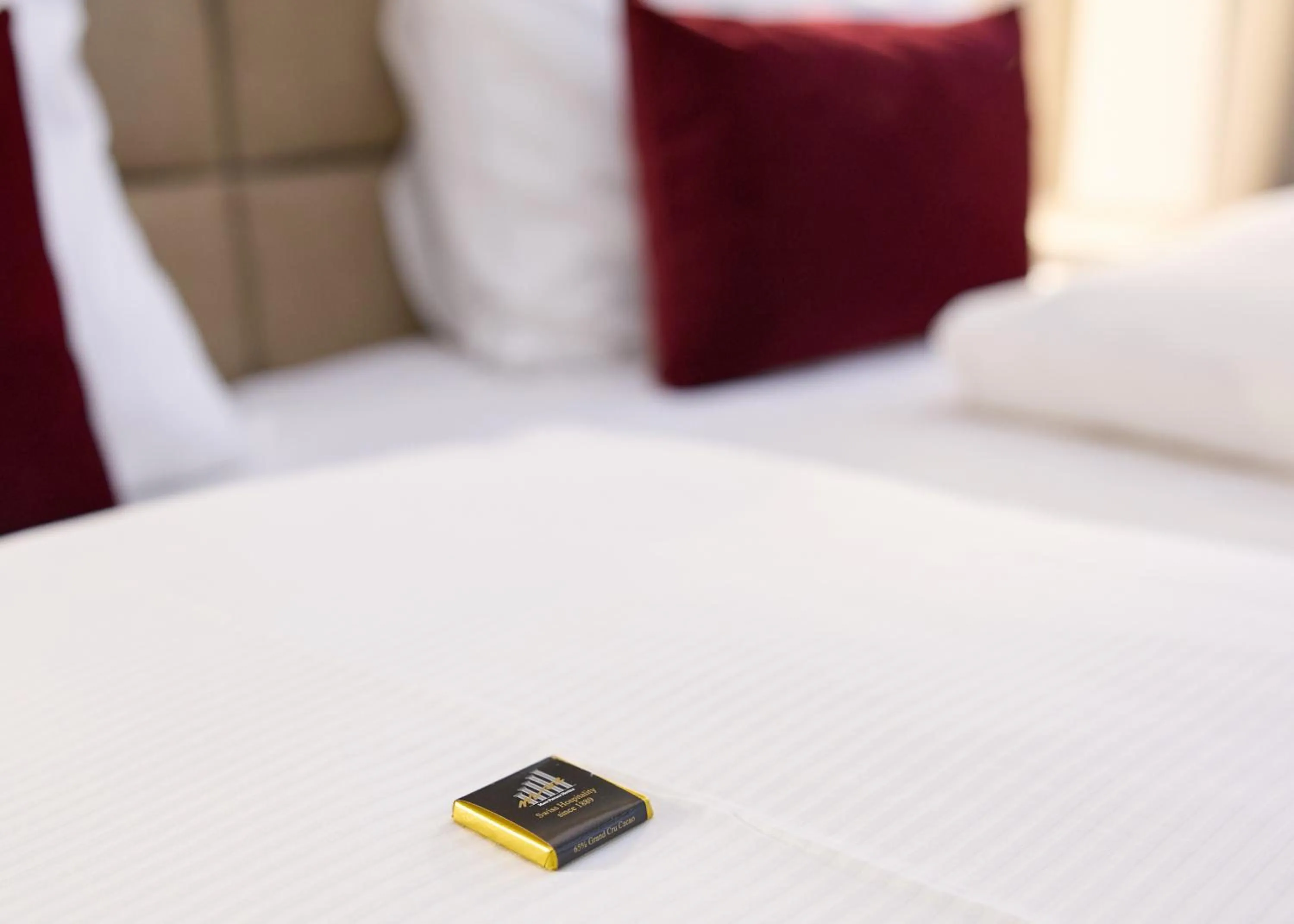 Bed in Hotel St.Gotthard