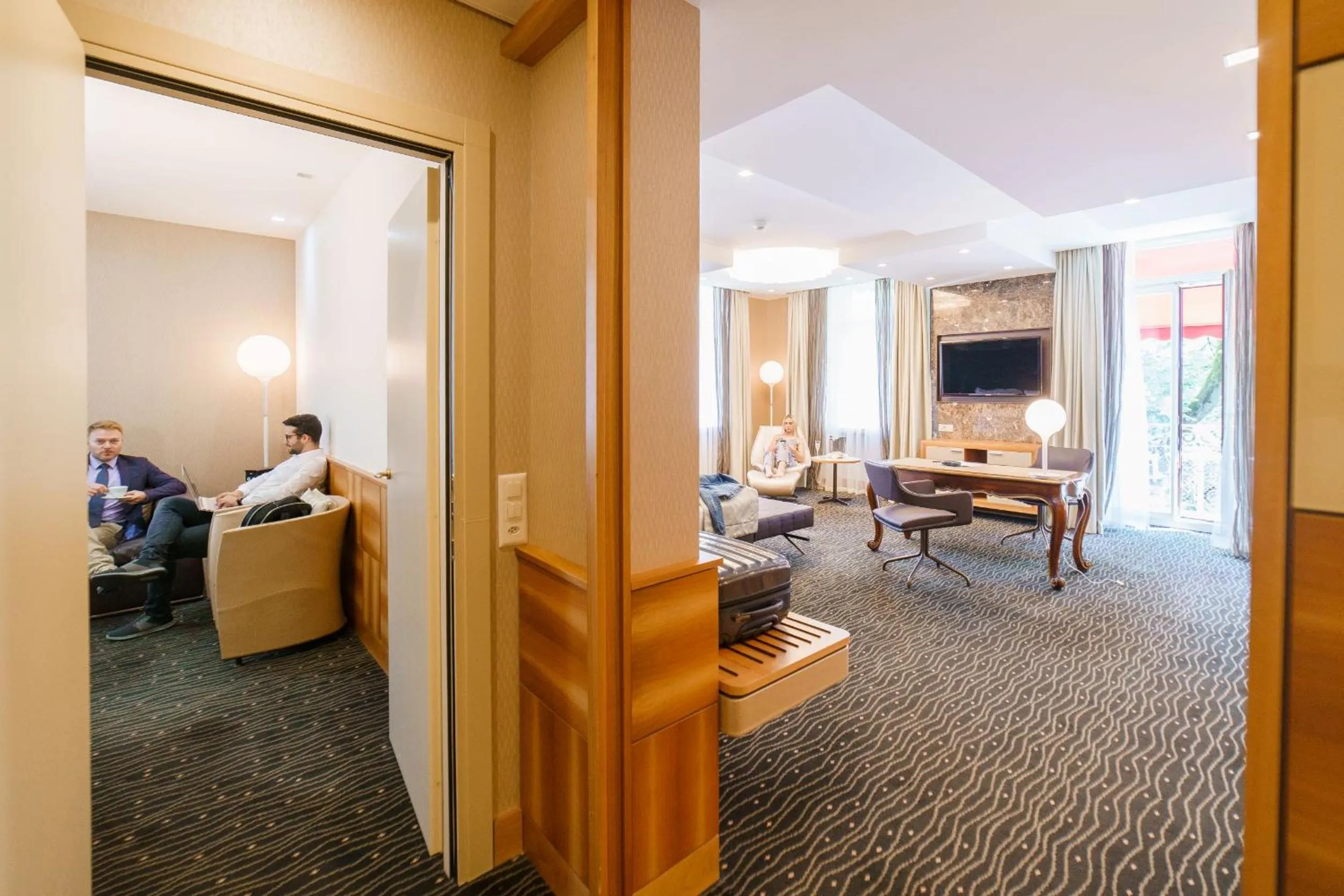 Living room in Hotel St.Gotthard