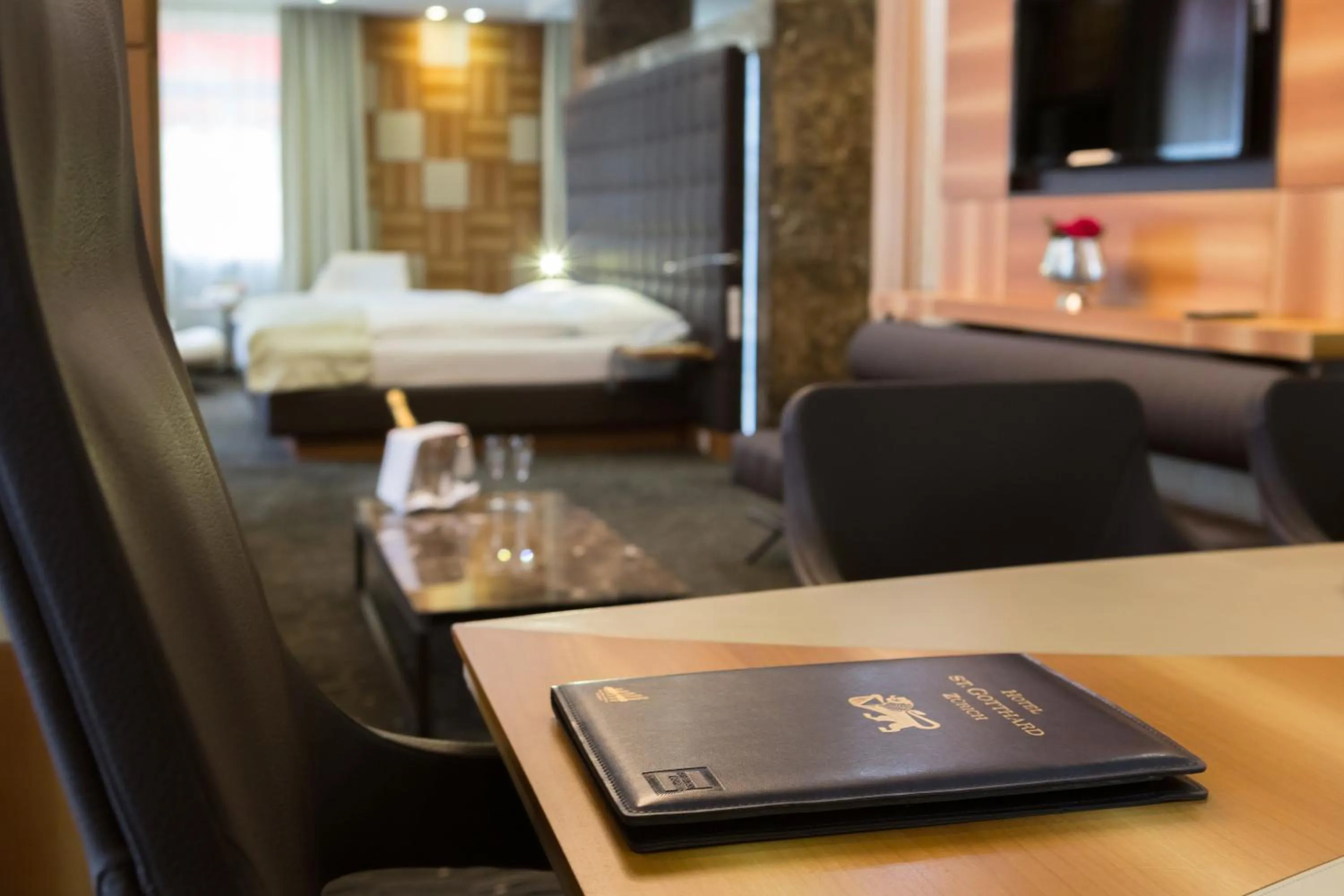 Photo of the whole room, Bed in Hotel St.Gotthard