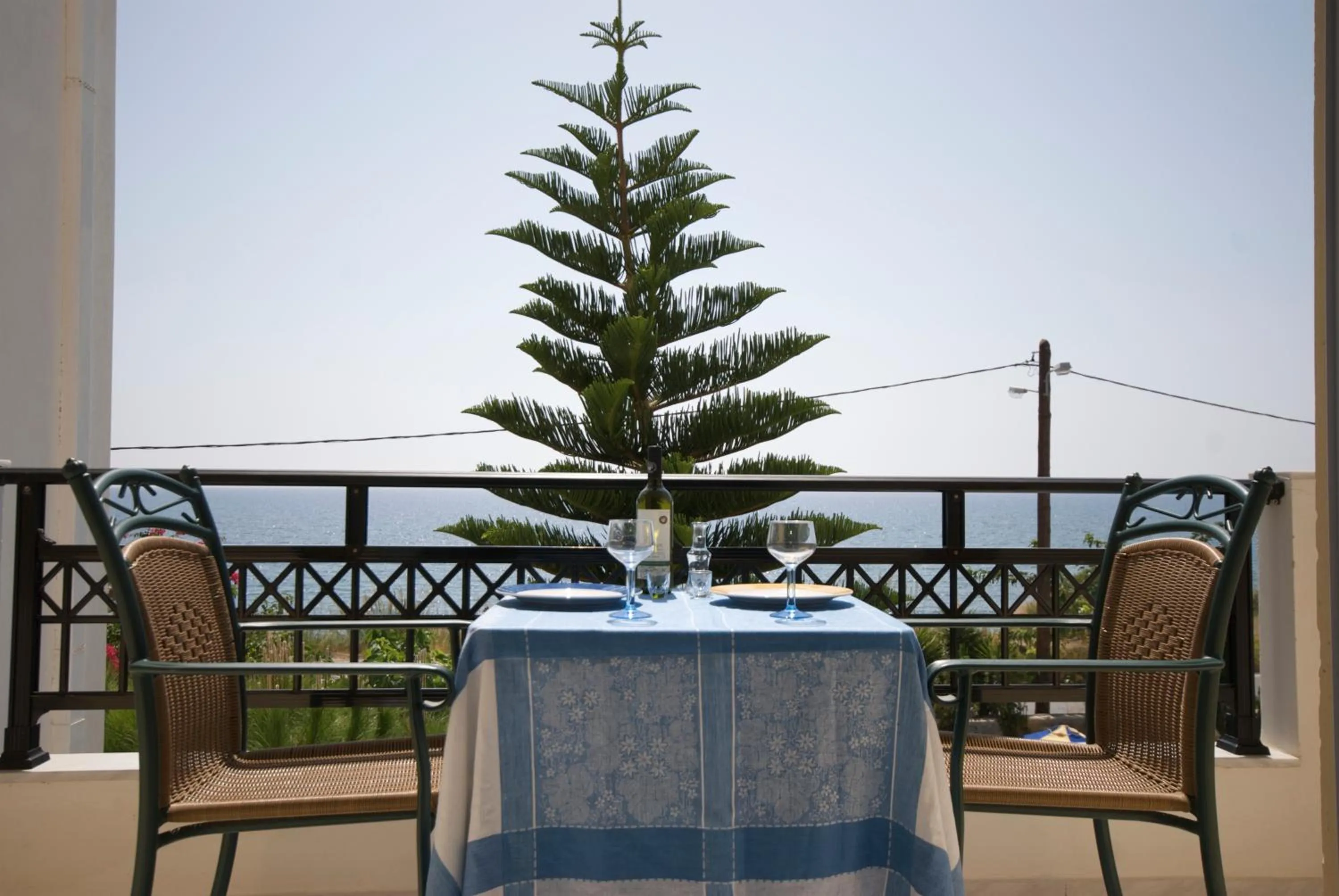 Balcony/Terrace in Sarikampos Beach