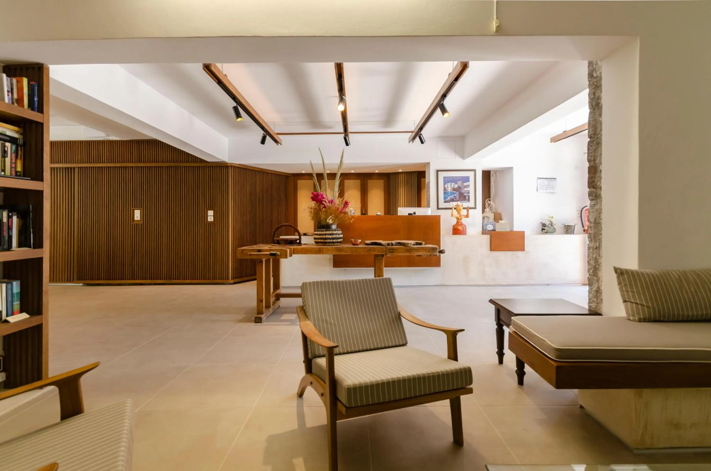 Living room in Sarikampos Beach