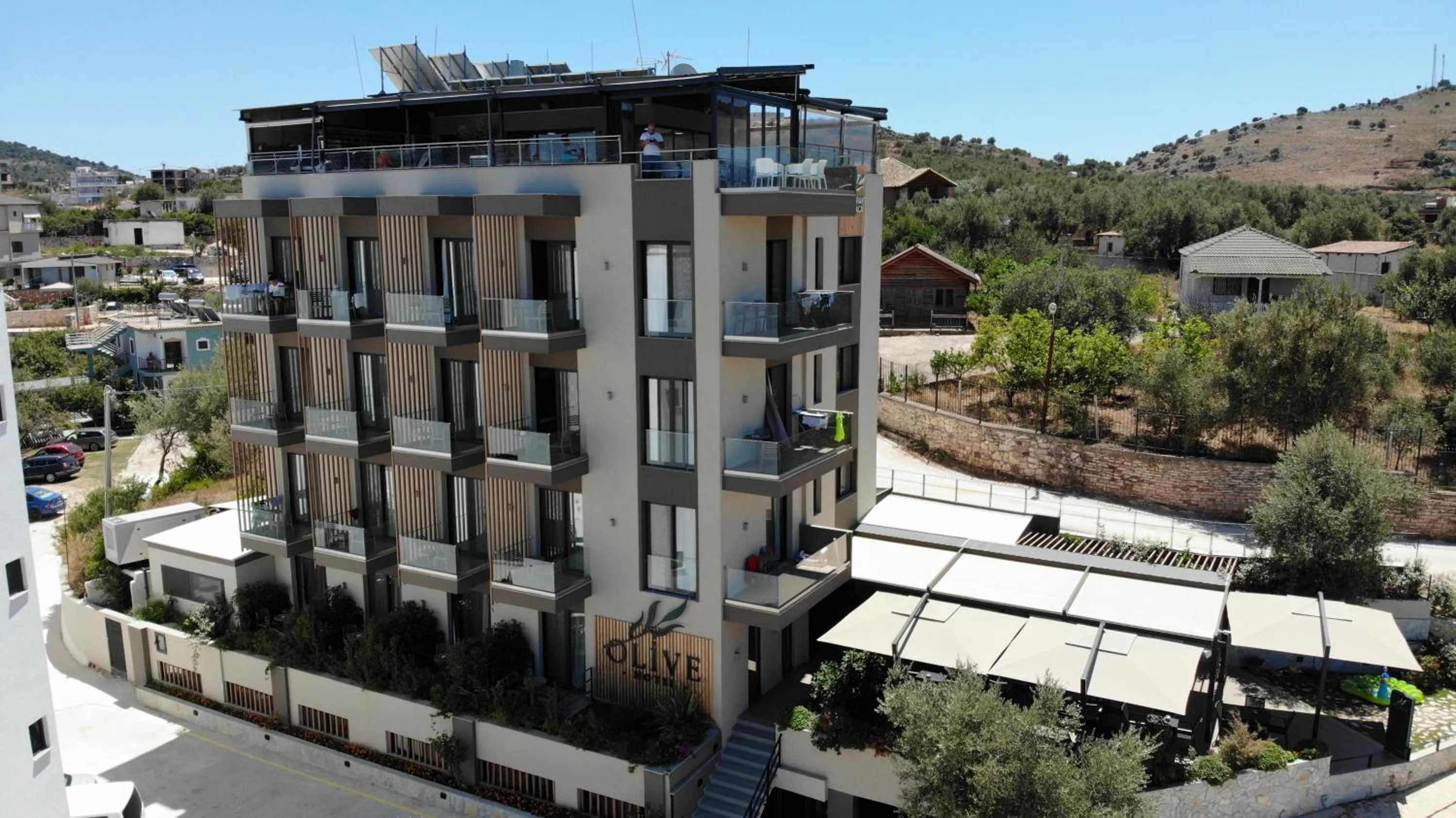 Property building in Hotel Olive Ksamil