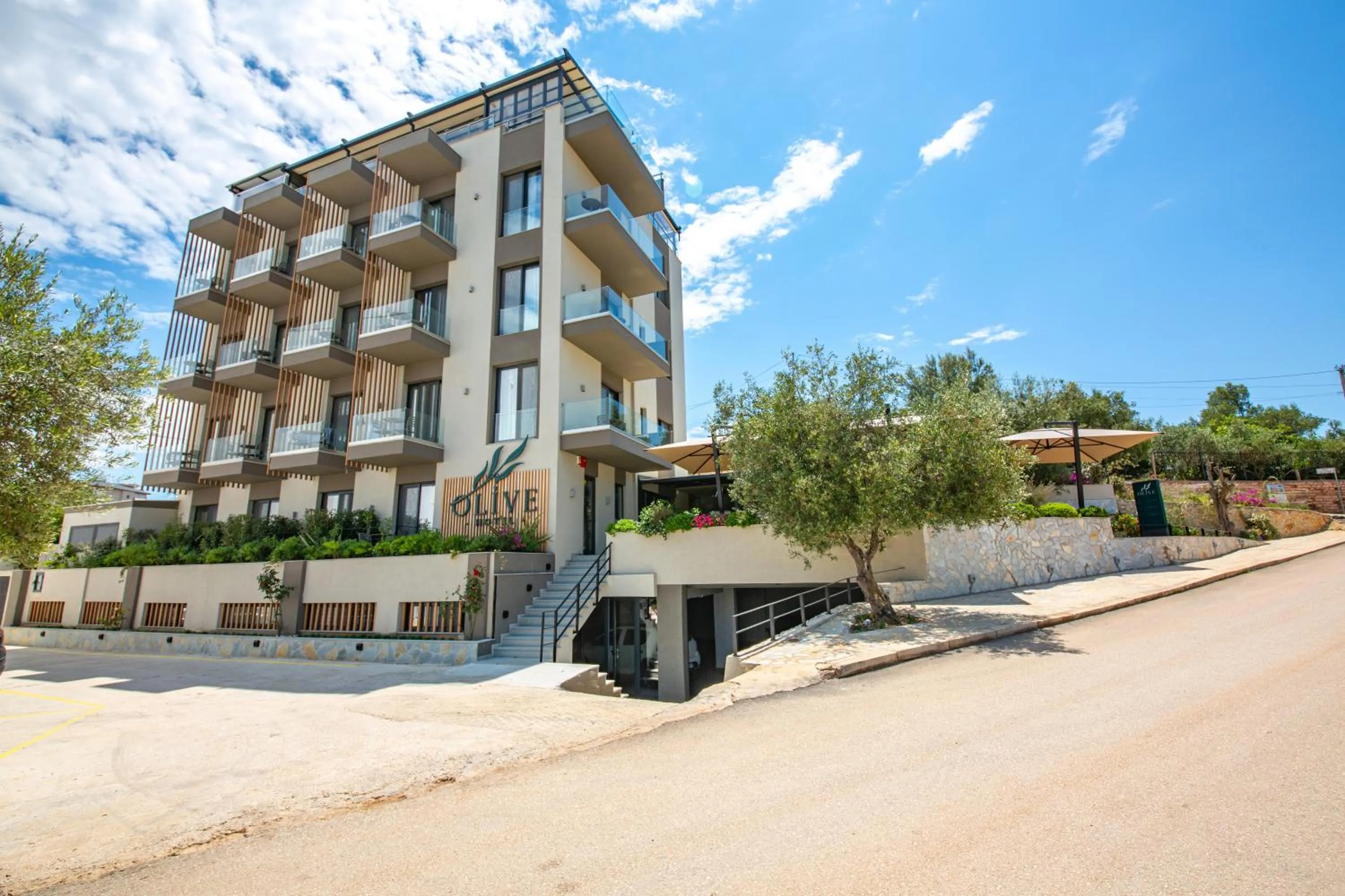 Property building in Hotel Olive Ksamil