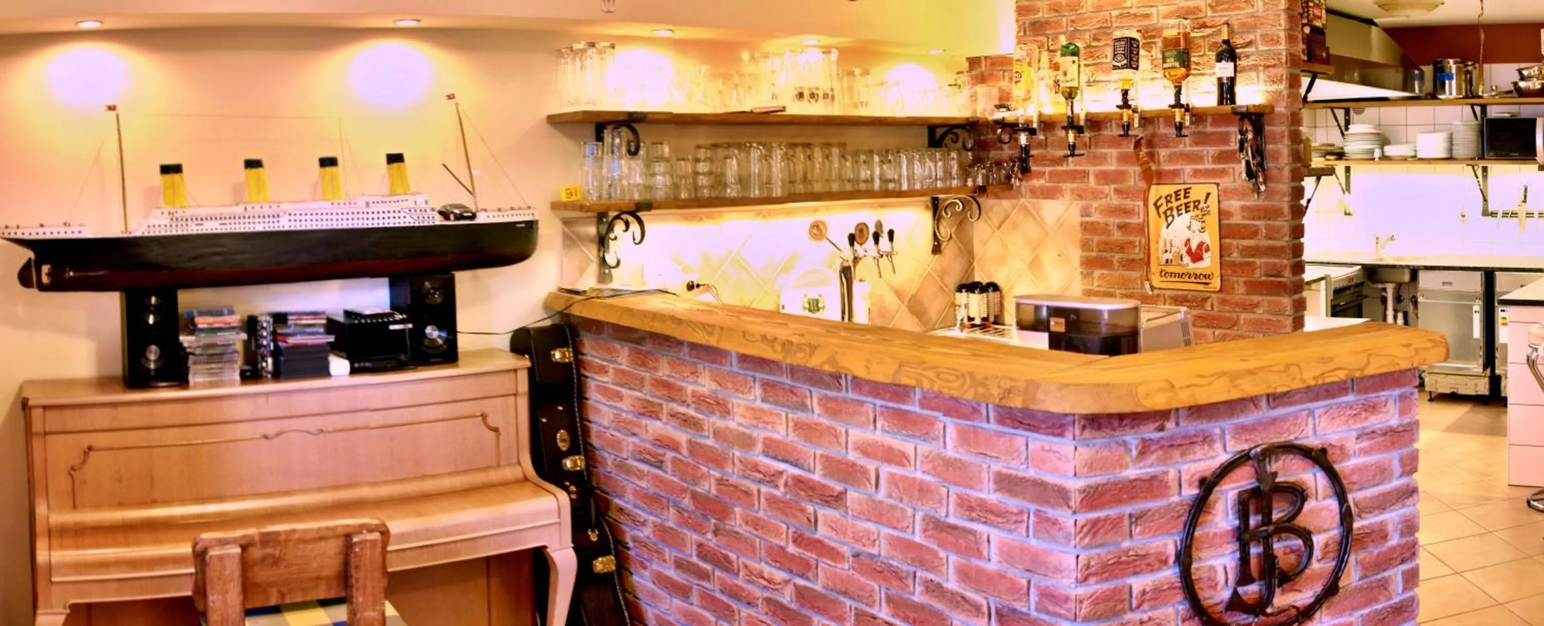 Lounge or bar in Ranch Bystrá