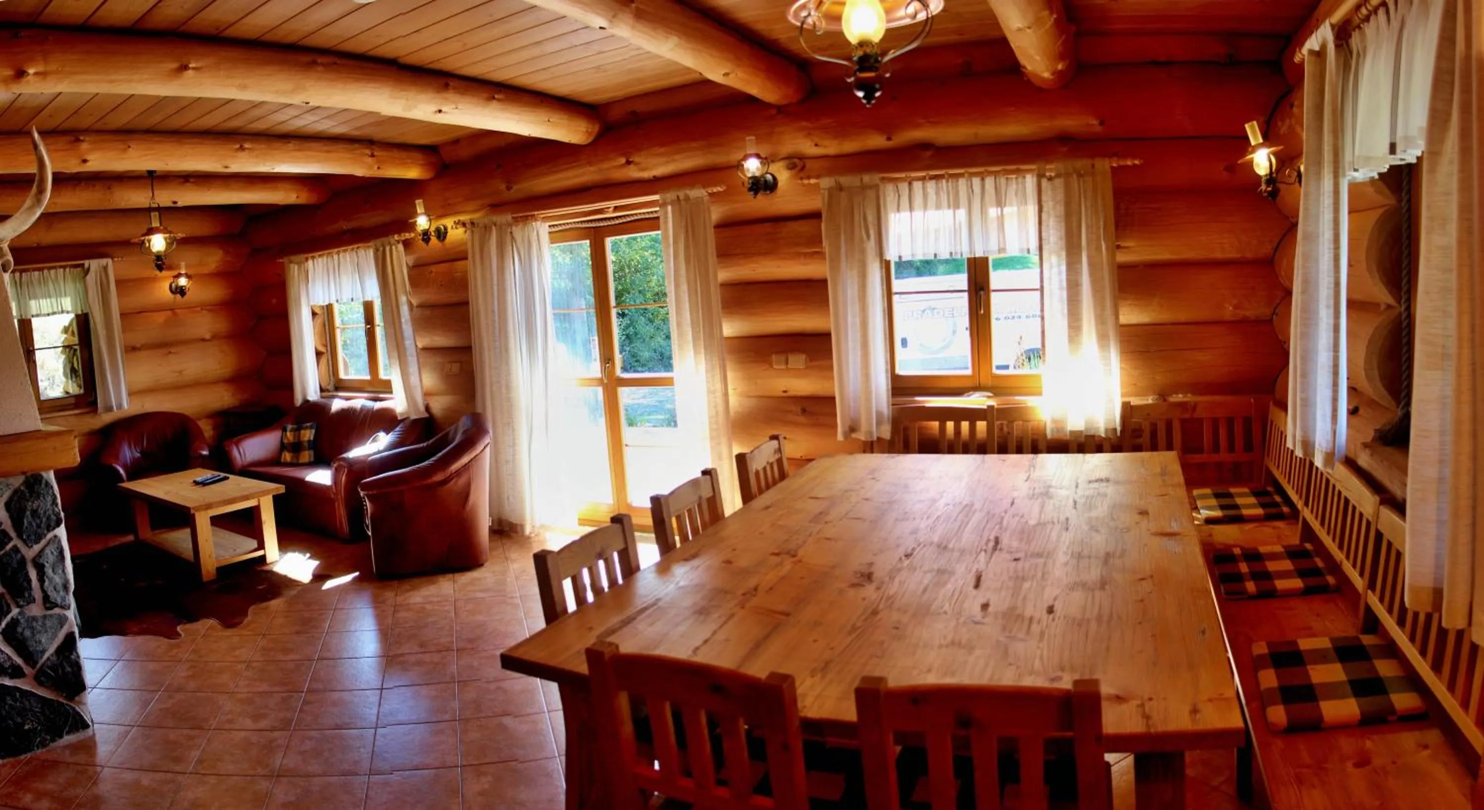 Dining area in Ranch Bystrá