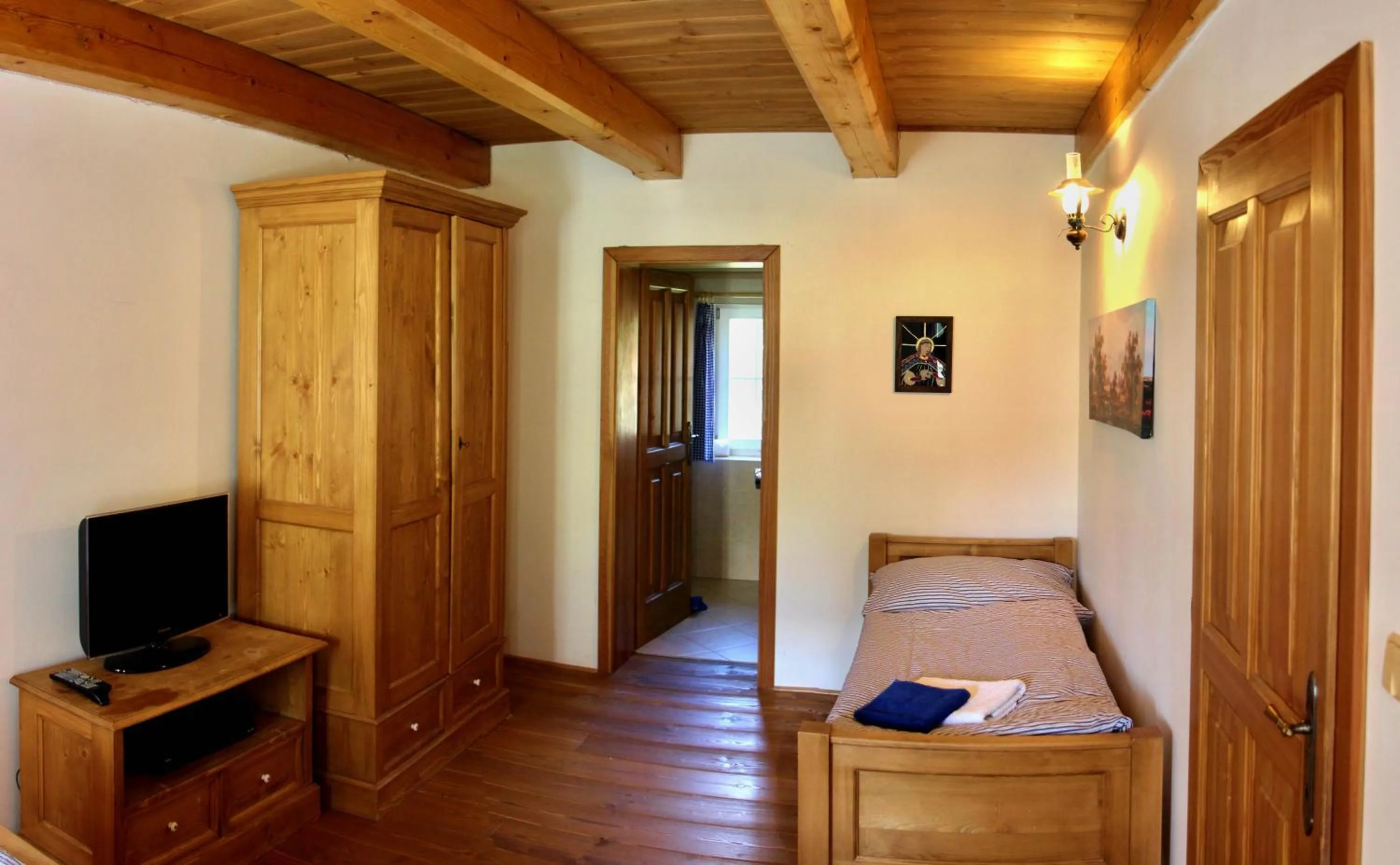 Bedroom, Bed in Ranch Bystrá