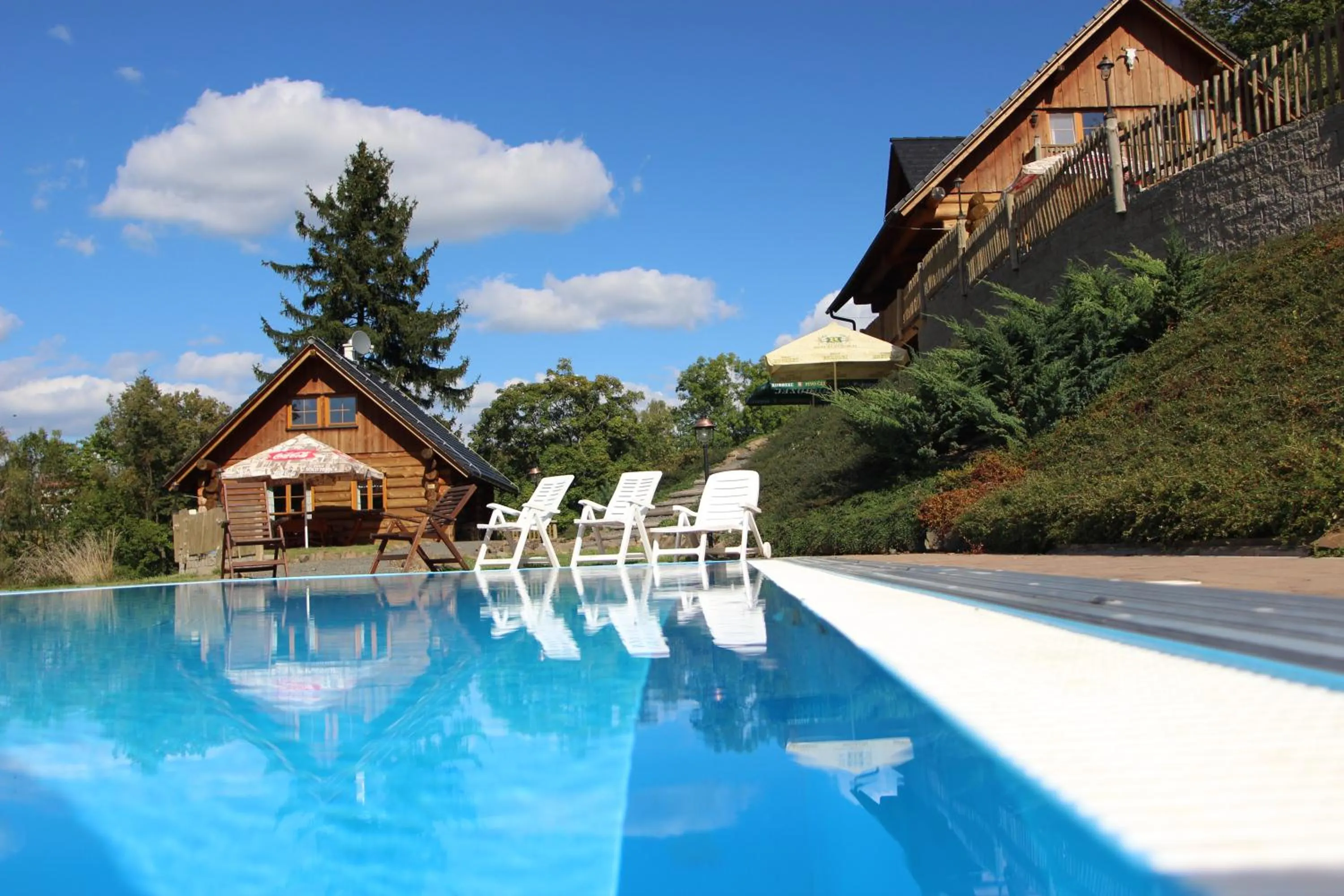 Swimming pool in Ranch Bystrá