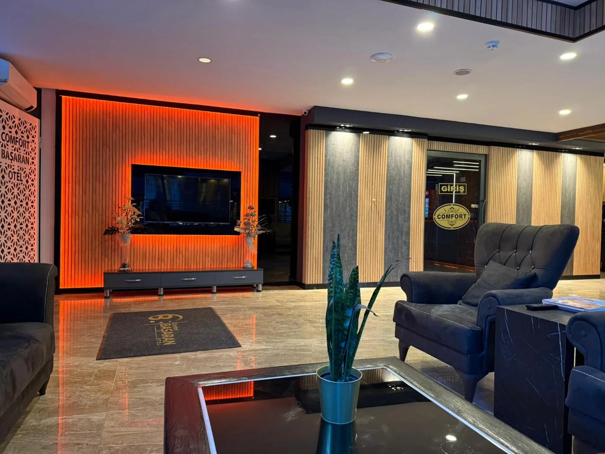 Communal lounge/ TV room in Comfort Başaran OTEL