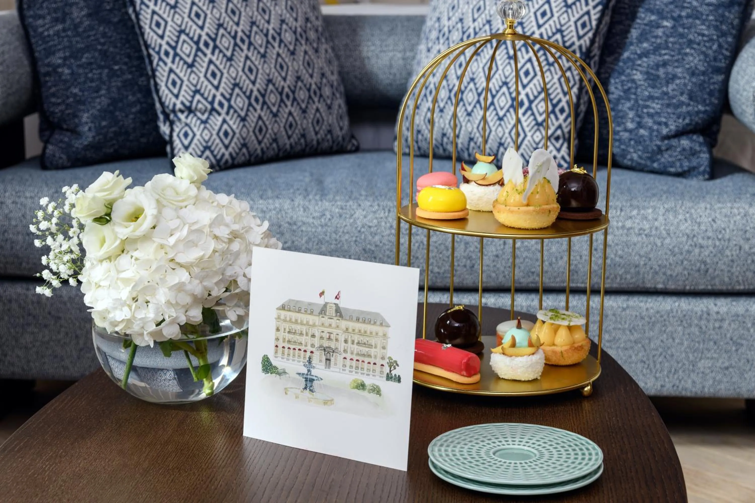 Living room in Hôtel Métropole Genève