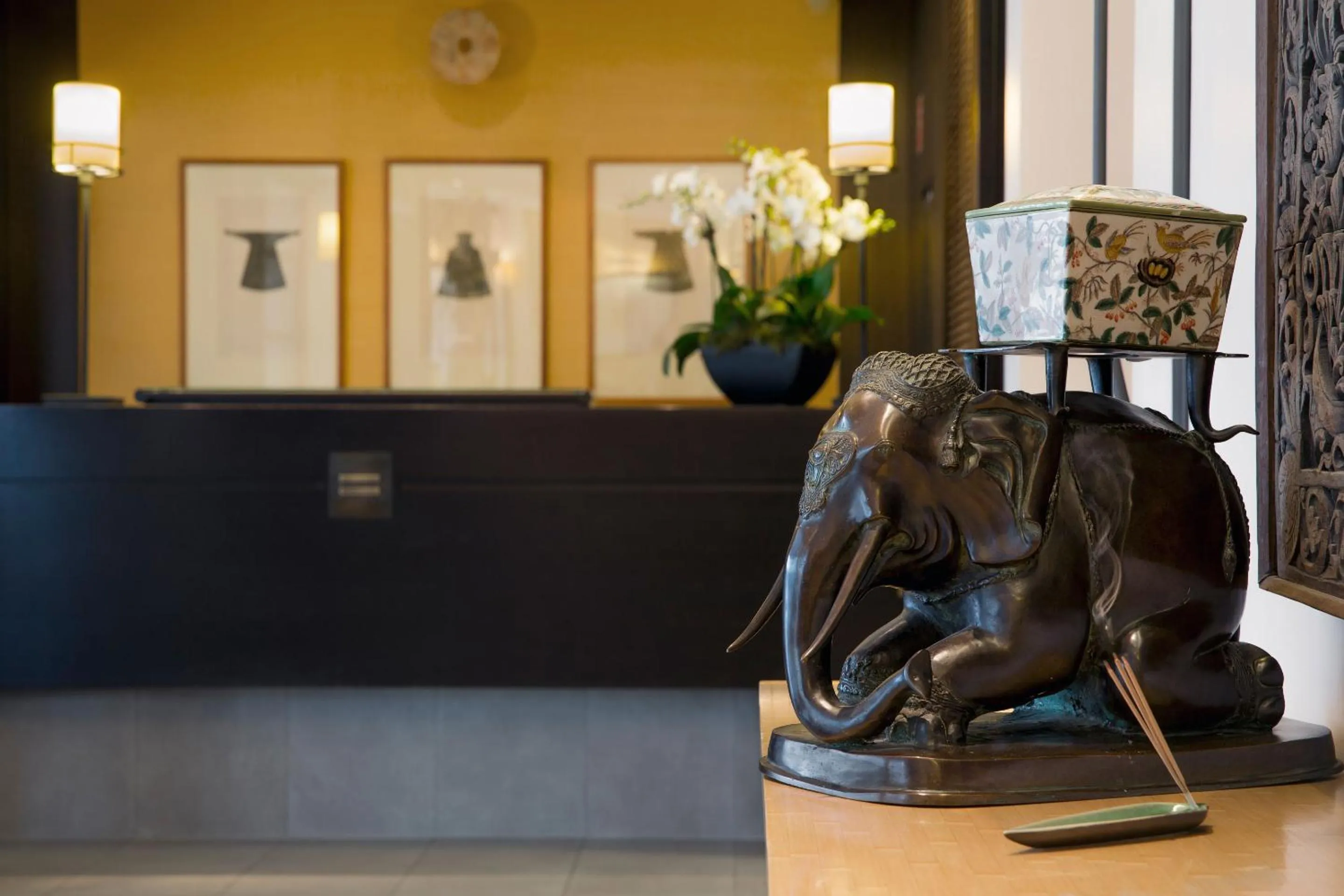 Lobby or reception in Jade Manotel