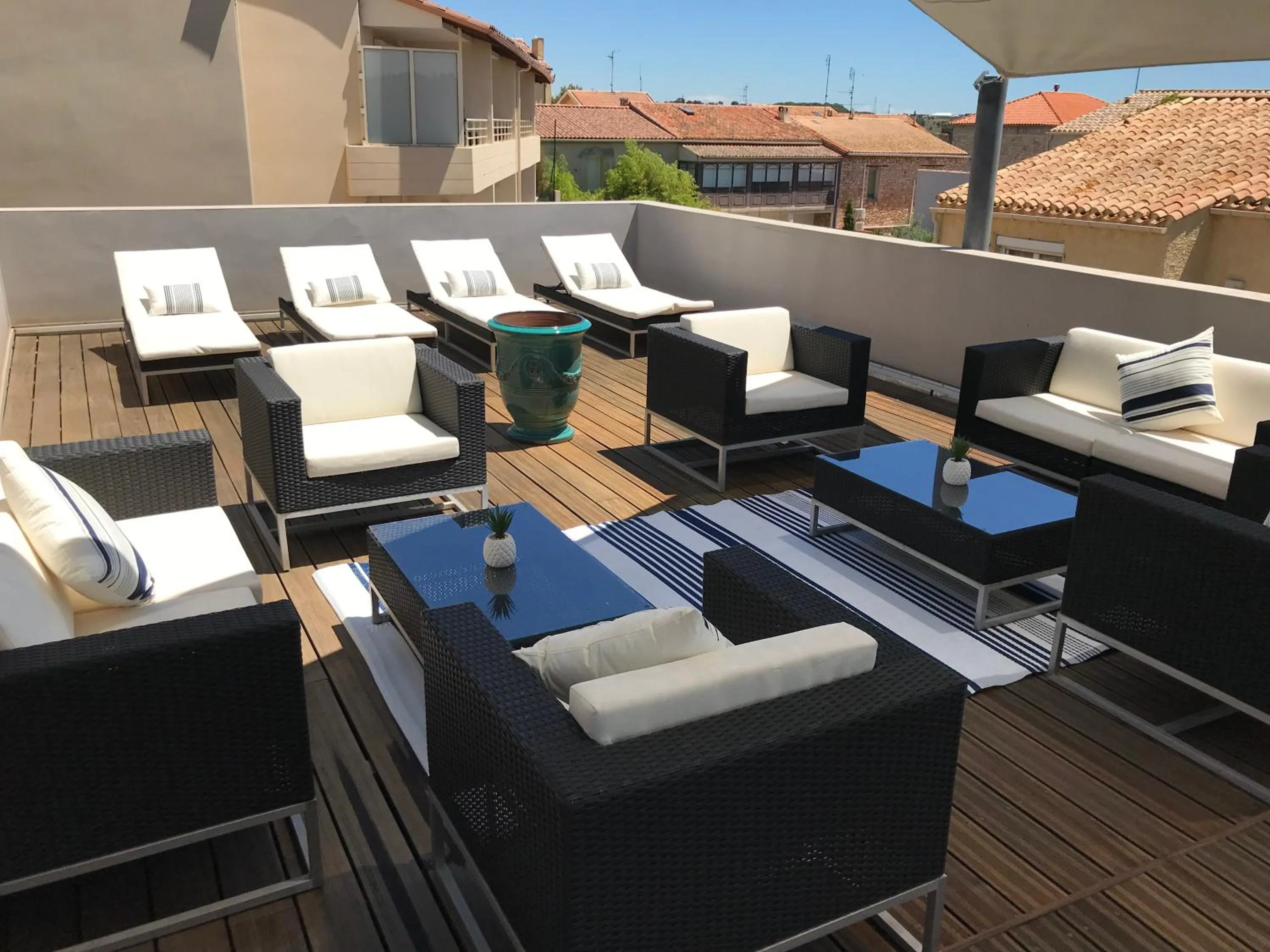 Balcony/Terrace in Hôtel Neptune