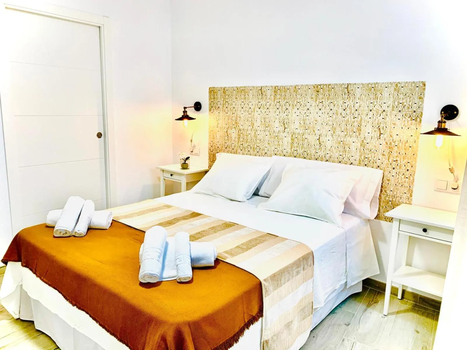 Bed in Apartamentos Villas Romanas