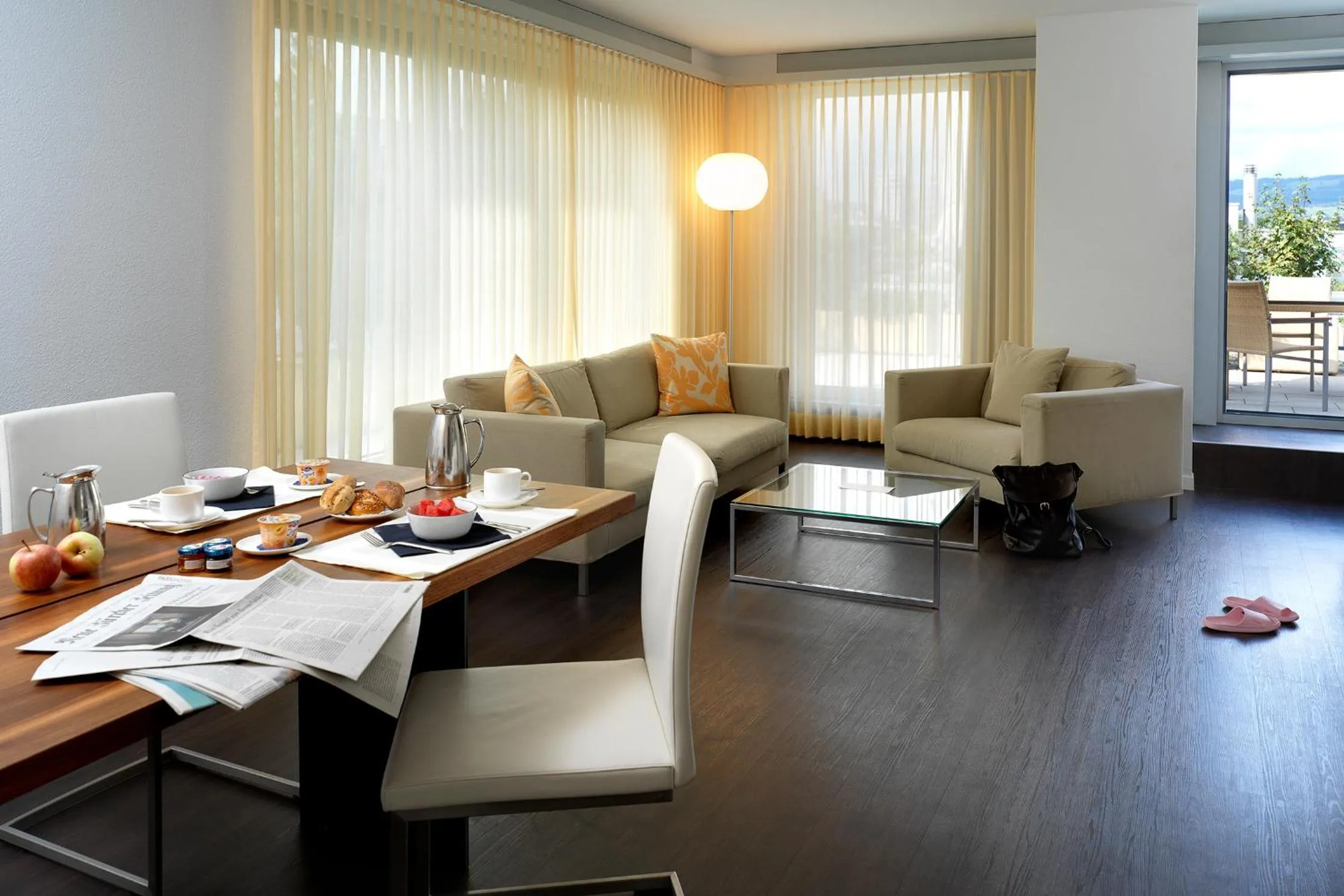 Living room in Park Hotel Zug