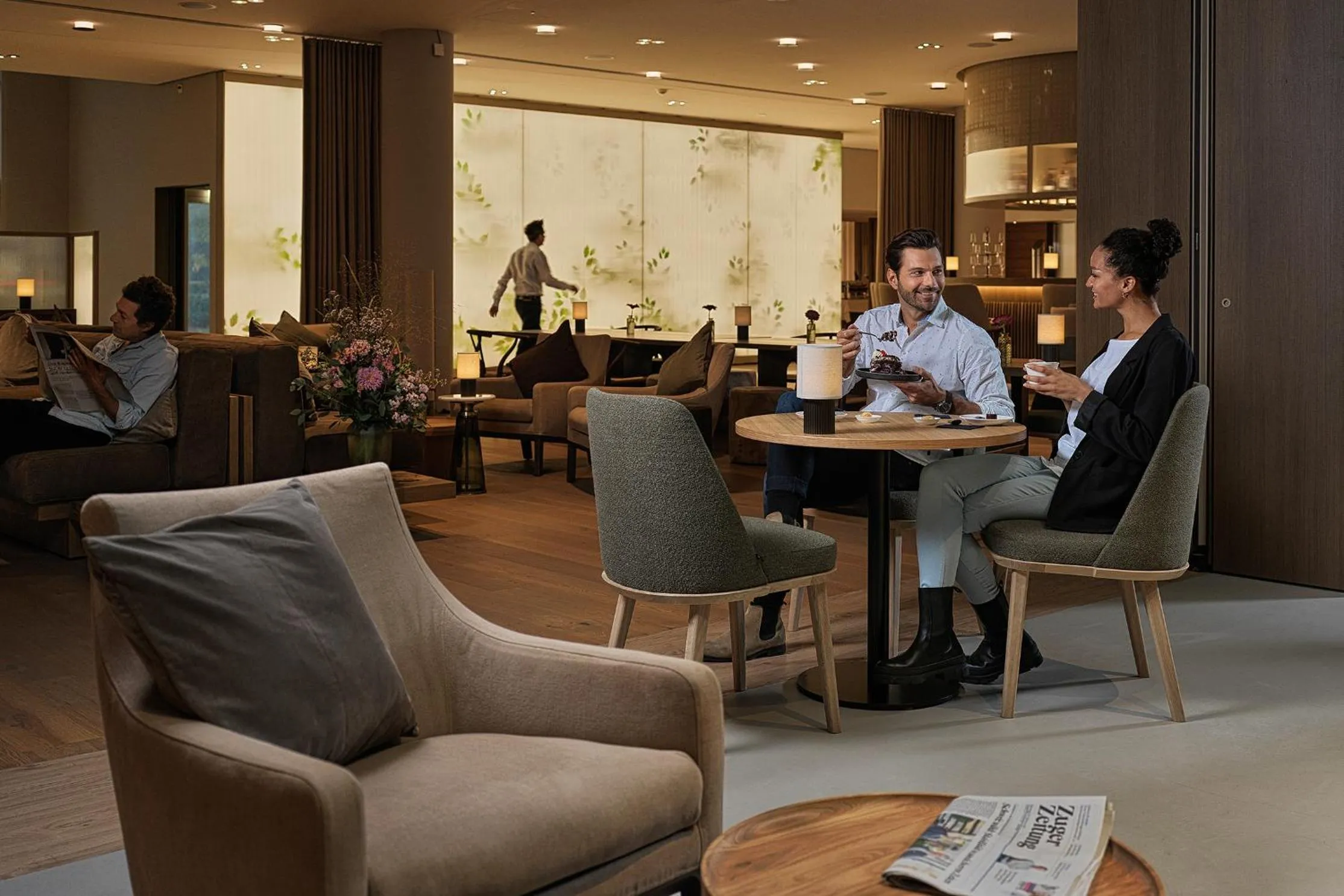 Lounge or bar in Park Hotel Zug