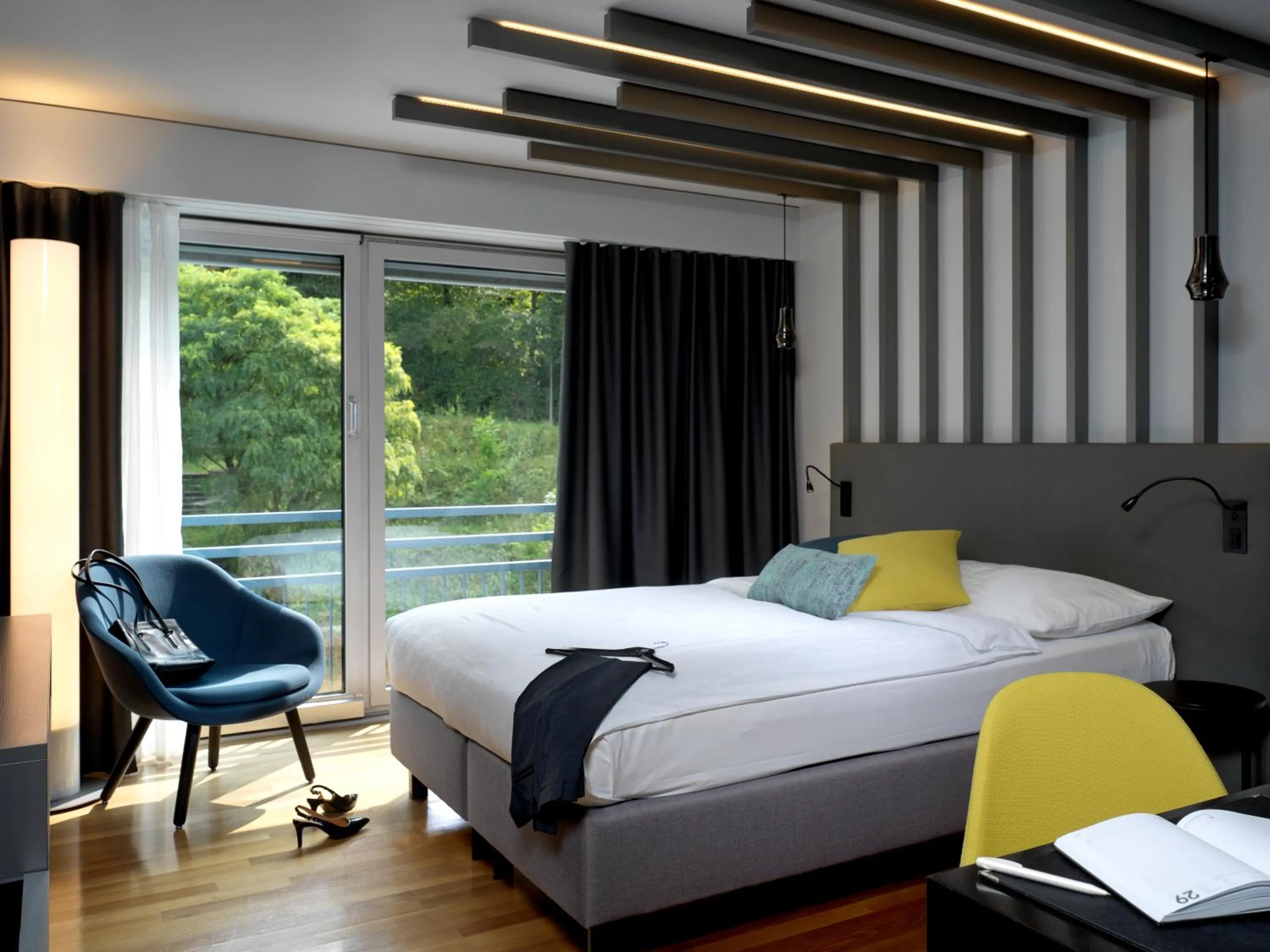 Bedroom, Bed in Park Hotel Zug