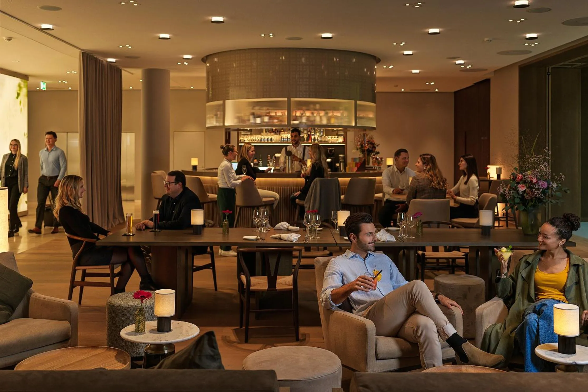 Lounge or bar in Park Hotel Zug